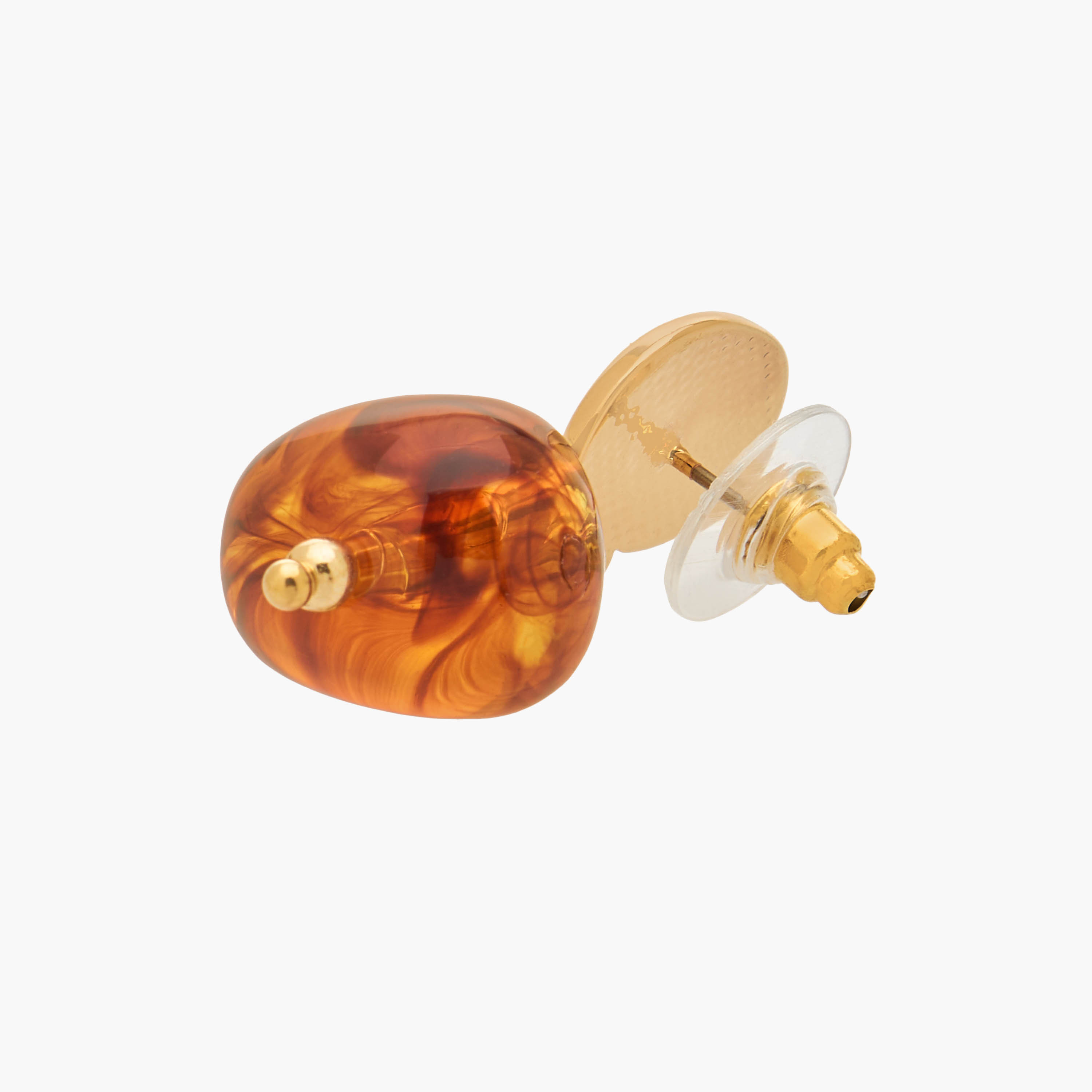 أقراط متدلية مزينة بلون ذهبي ومكبس إغلاق-women-watchesandjewellery-jewellery-earrings-image-5