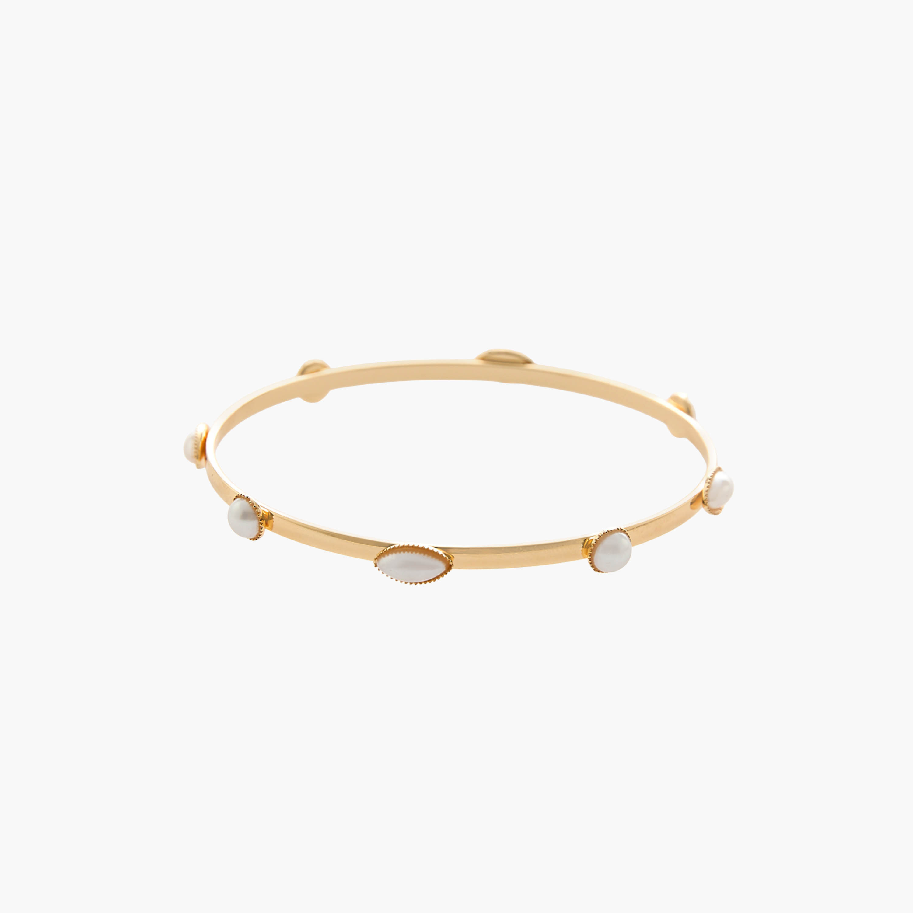 طقم أساور بلون ذهبي - 6 قطع متنوعة-women-watchesandjewellery-jewellery-banglesandbracelets-image-4
