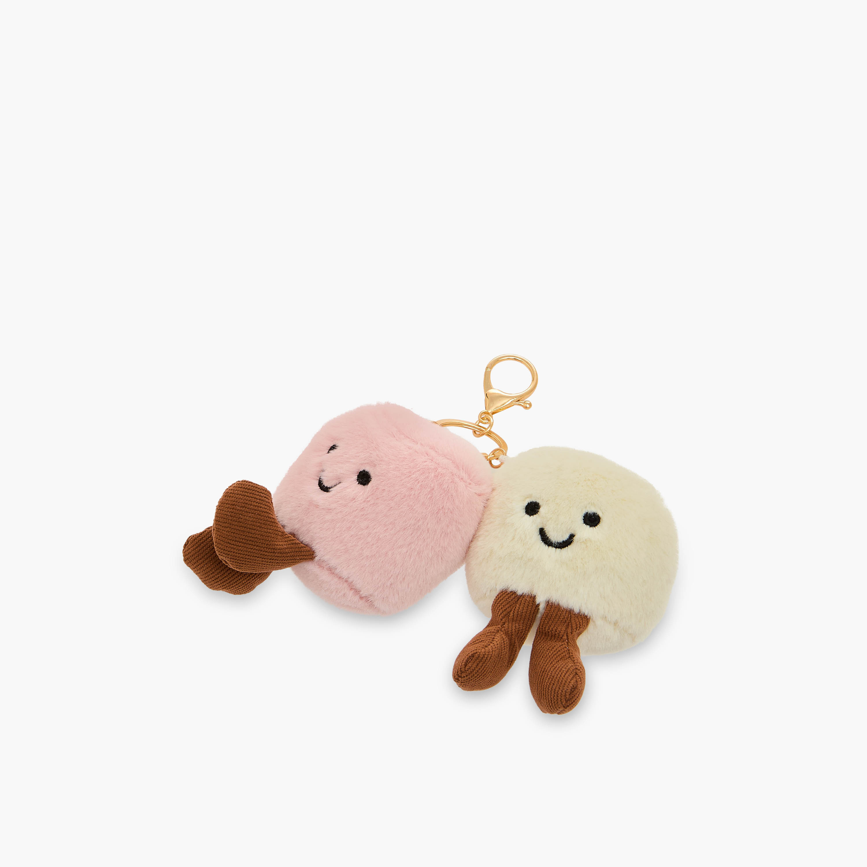 Marshmallow Plush Bag Charm Keychain-women-clothingaccessories-novelties-image-2