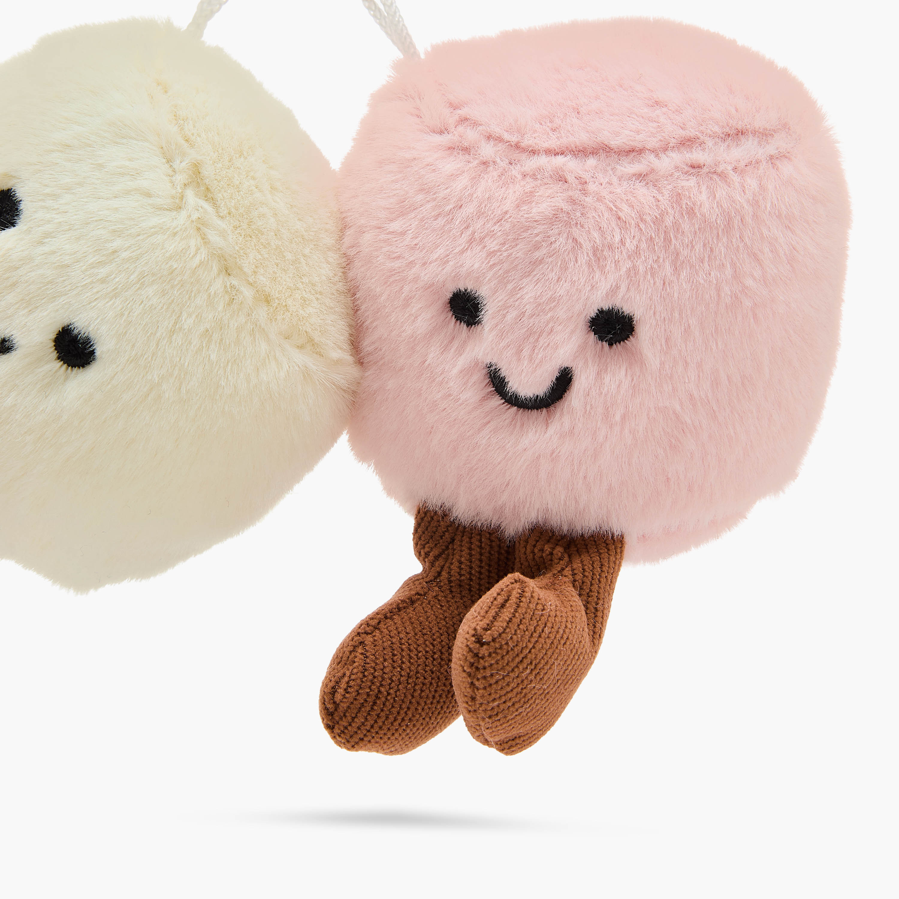 Marshmallow Plush Bag Charm Keychain-women-clothingaccessories-novelties-image-3