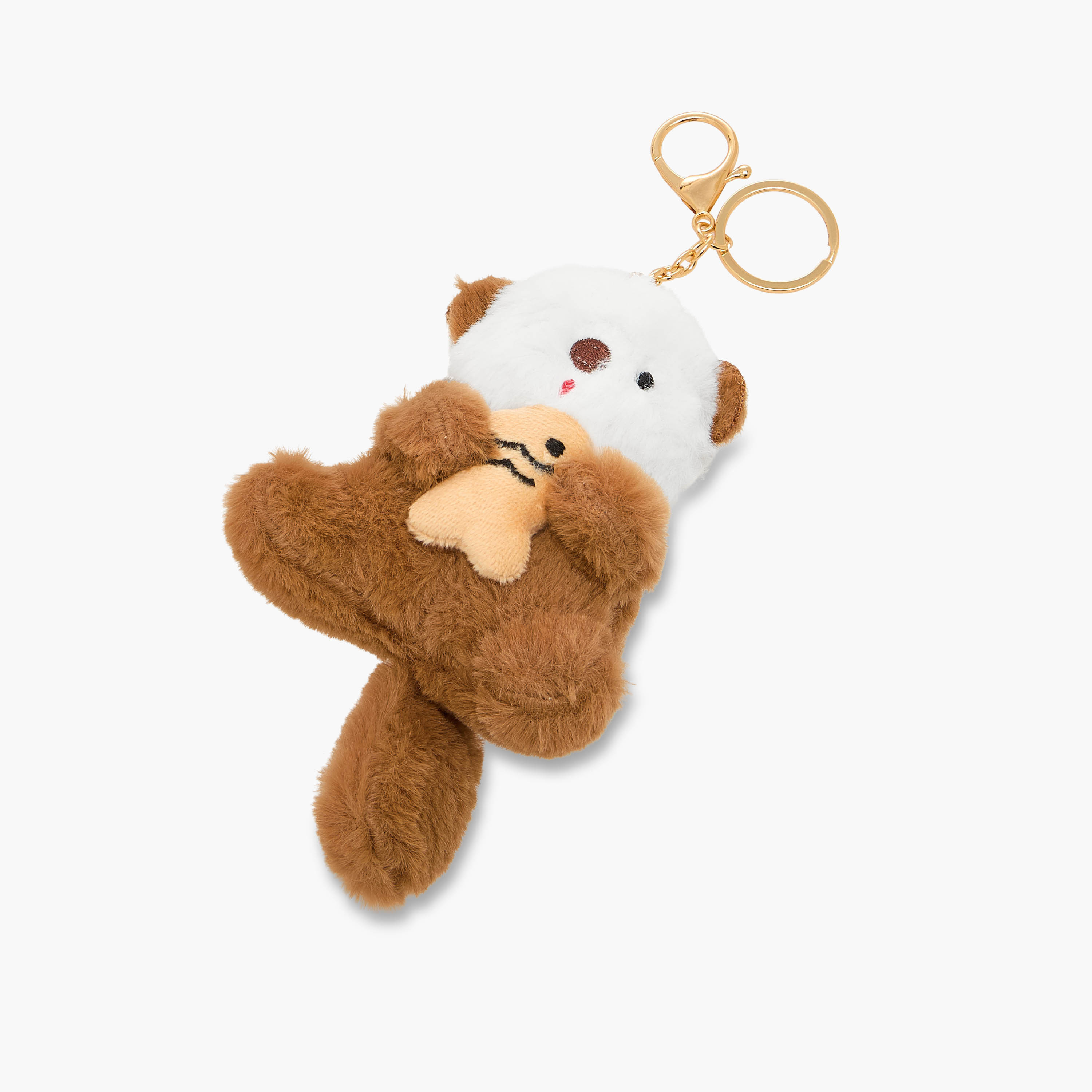 Plush Otter Bag Charm Keychain-women-clothingaccessories-novelties-image-2