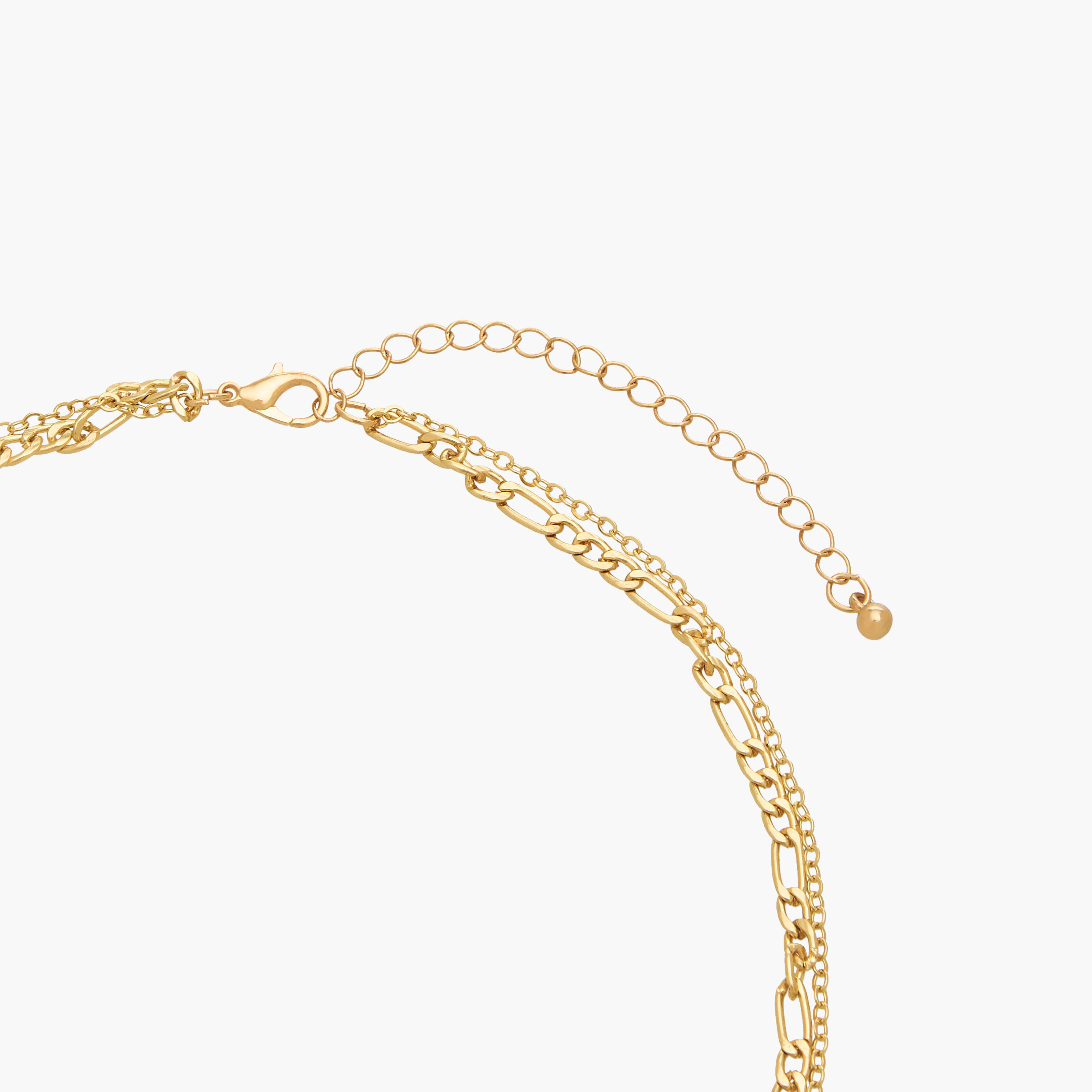 سلسلة بدلاية بلون ذهبي متعددة الطبقات-women-watchesandjewellery-jewellery-necklacesandpendants-image-5
