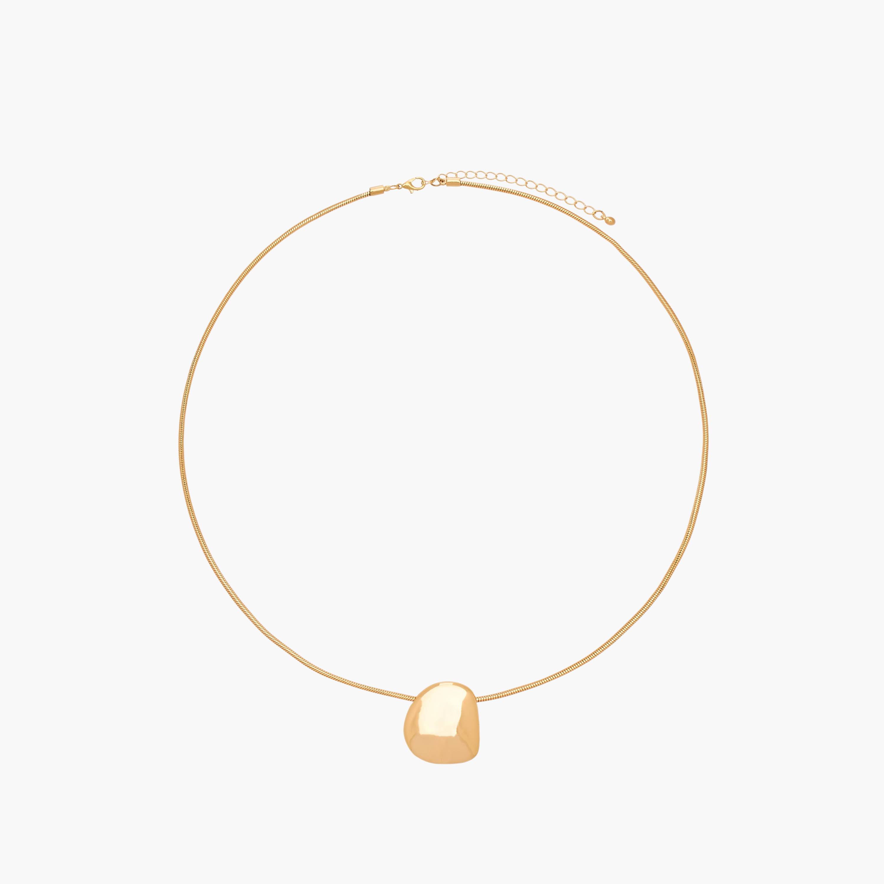 قلادة بدلاية لون فضي عصرية بمشبك إغلاق-women-watchesandjewellery-jewellery-necklacesandpendants-image-1