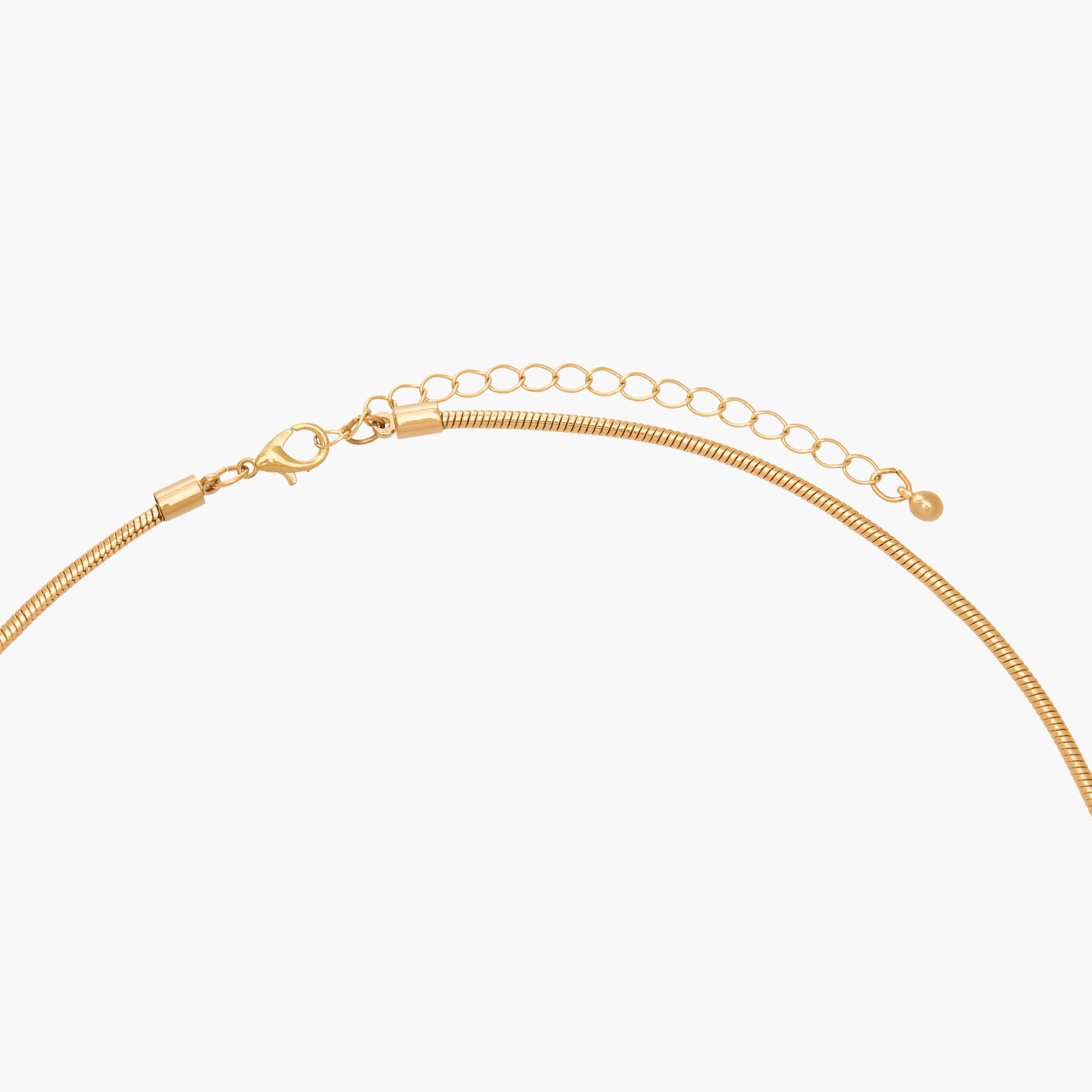 قلادة بدلاية لون فضي عصرية بمشبك إغلاق-women-watchesandjewellery-jewellery-necklacesandpendants-image-4