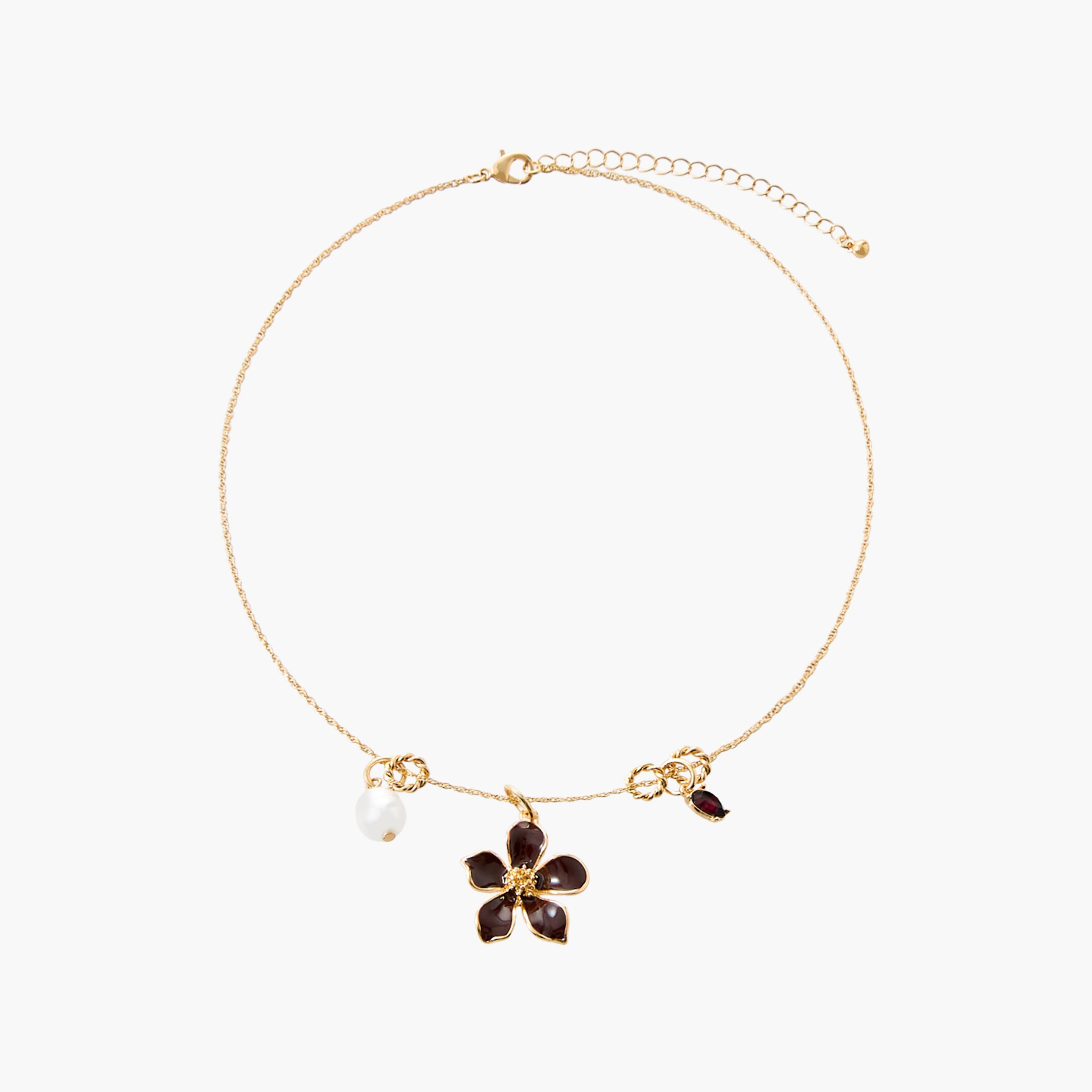 عقد بلون ذهبي بمشبك إغلاق-women-watchesandjewellery-jewellery-necklacesandpendants-image-2