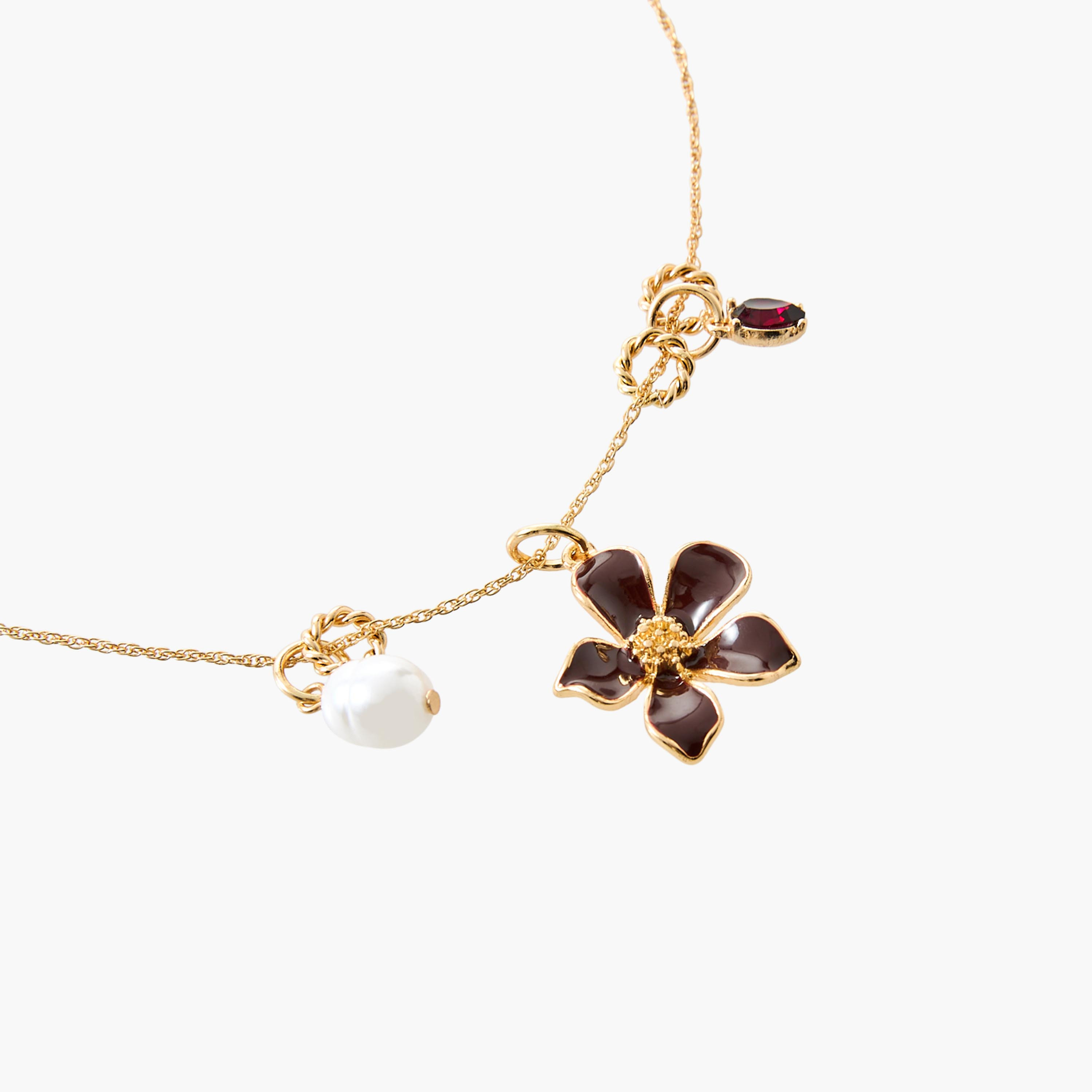 عقد بلون ذهبي بمشبك إغلاق-women-watchesandjewellery-jewellery-necklacesandpendants-image-3