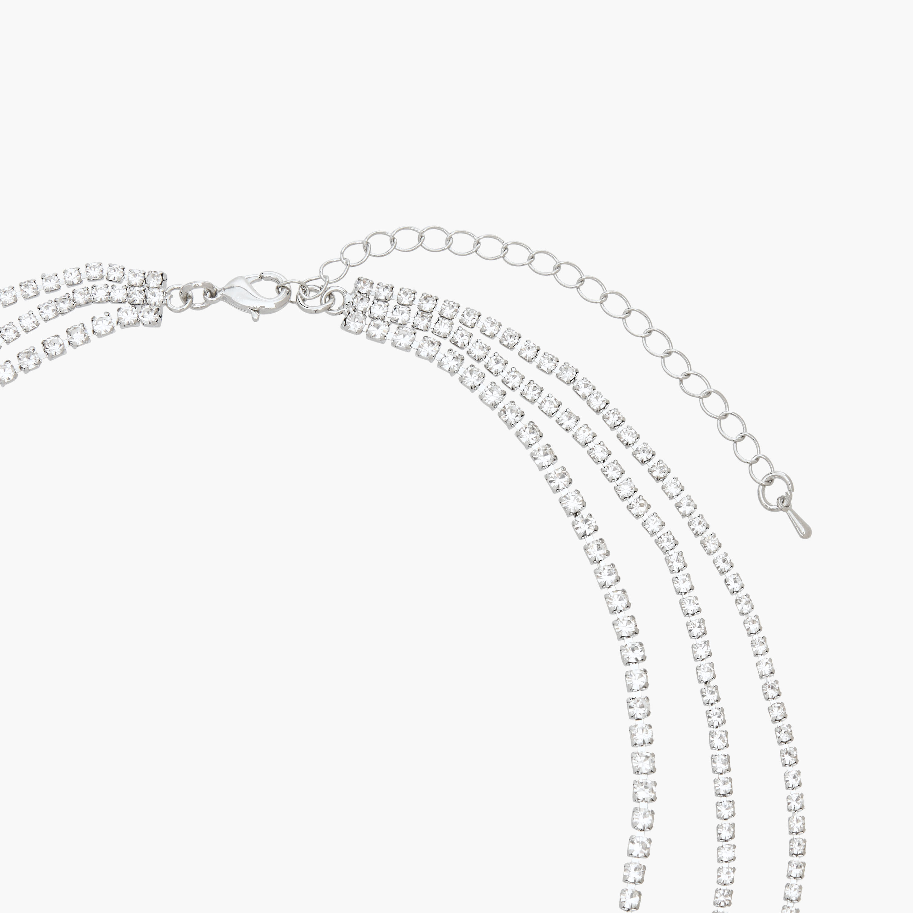 عقد معدن بطبقات متعددة مزينة من جلو-women-watchesandjewellery-jewellery-necklacesandpendants-image-4
