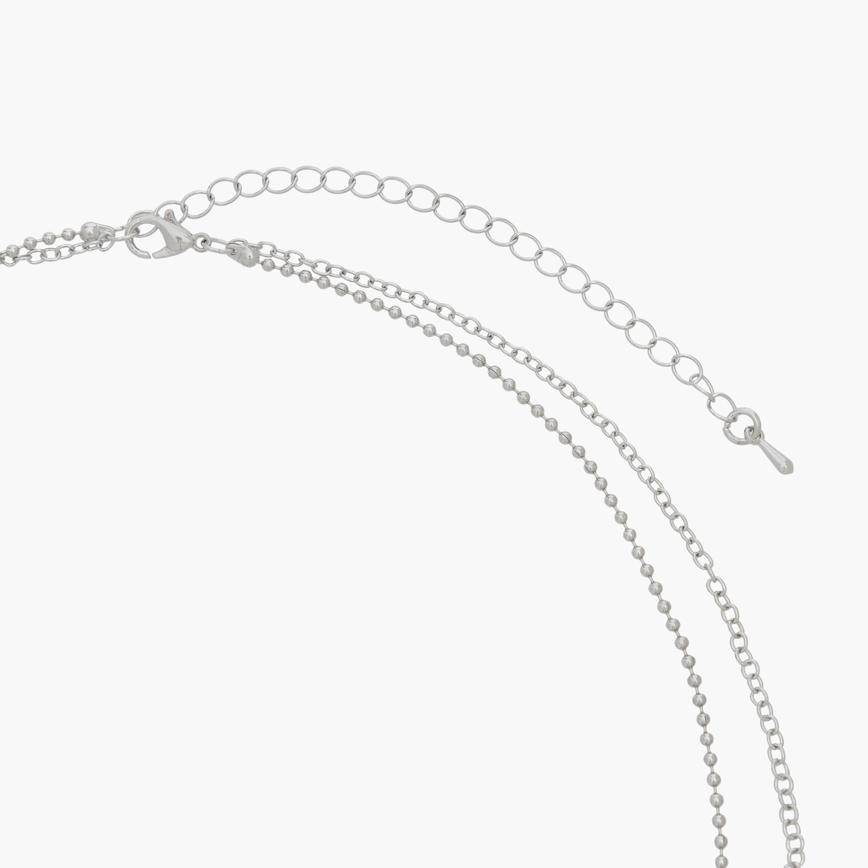 عقد معدن بطبقات ودلاية من جلو-women-watchesandjewellery-jewellery-necklacesandpendants-image-4