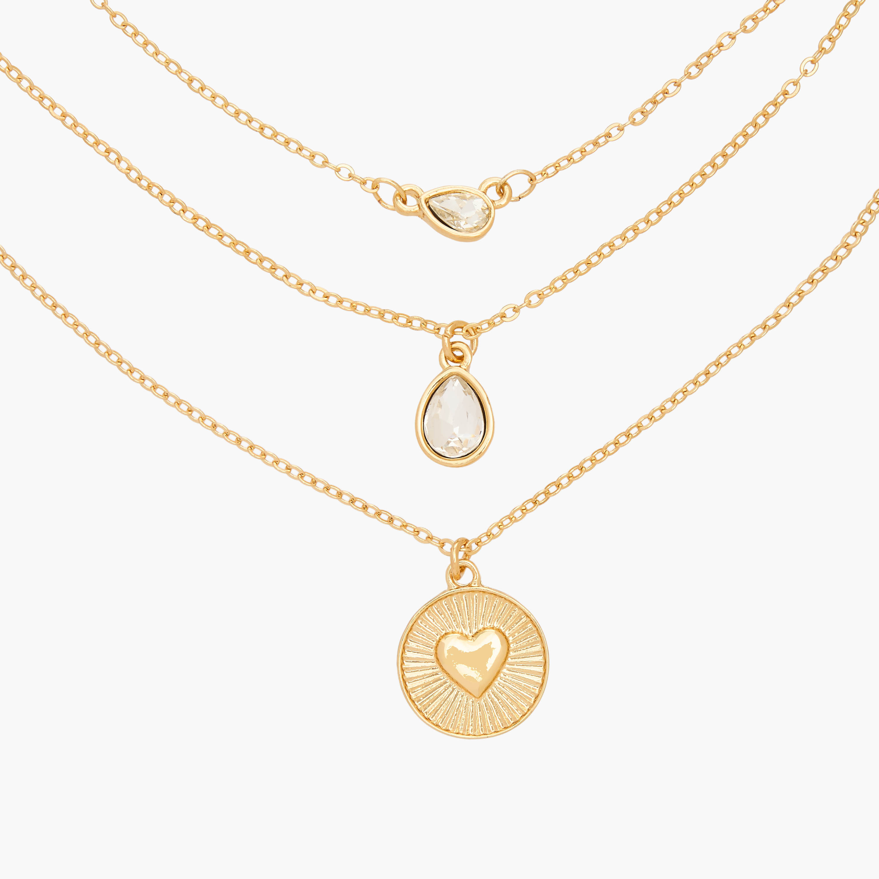 Gloo Metal Layered Pendant Necklace-women-watchesandjewellery-jewellery-necklacesandpendants-image-3