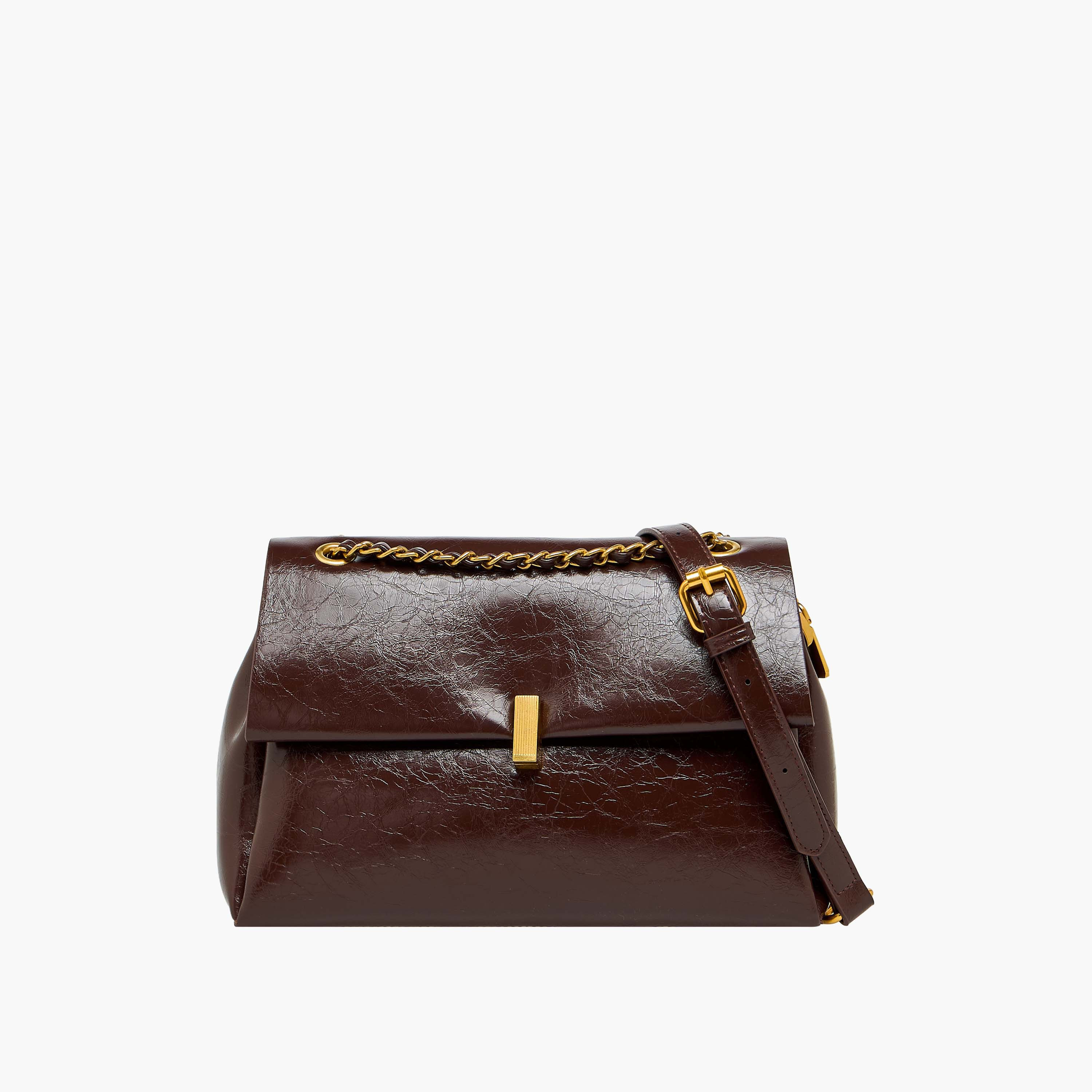 شنطة كروس بودي بارزة الملمس بسلسلة-women-bagsandwallets-handbags-image-1