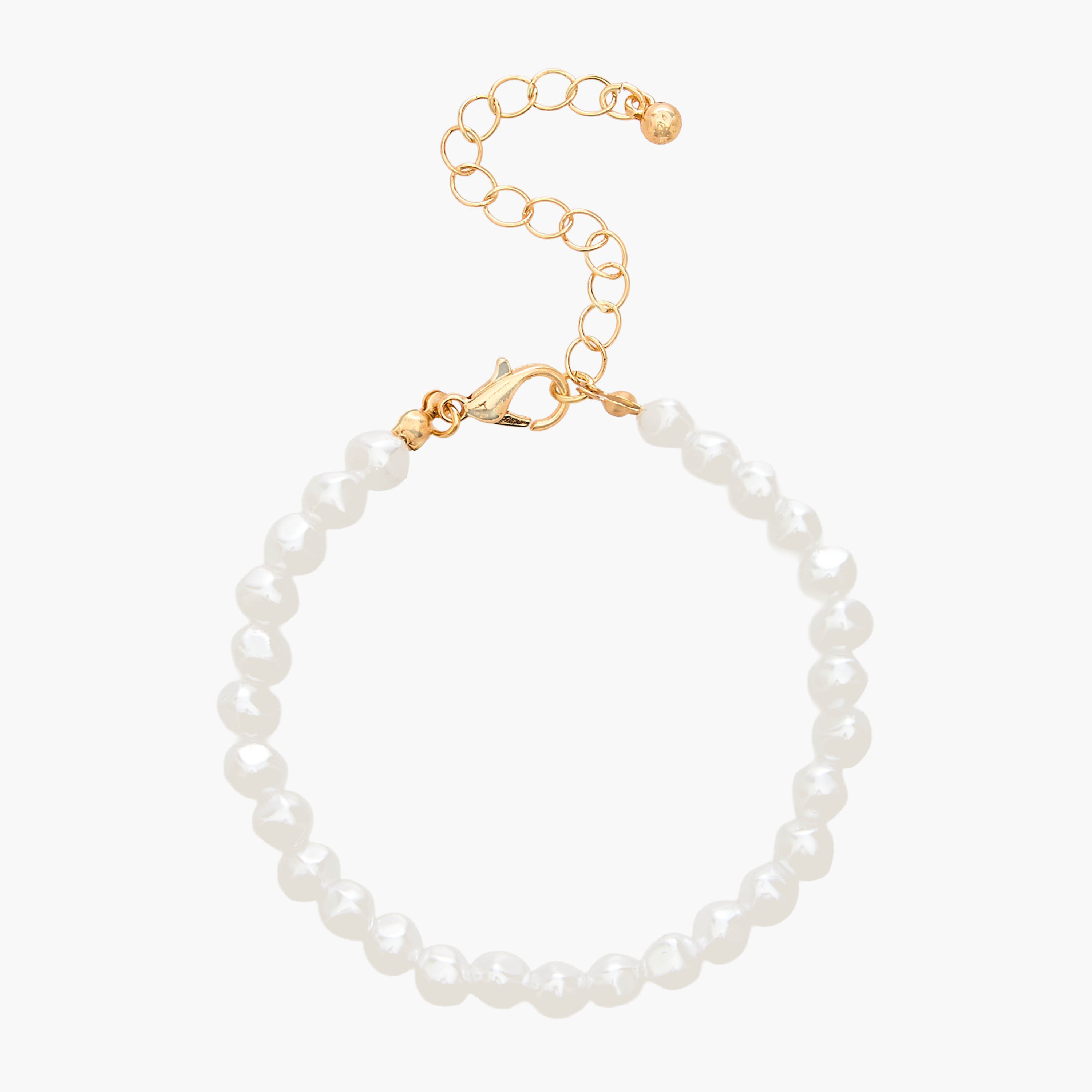 طقم أساور مرصعة بالخرز بلون ذهبي 5 قطع من جلو-women-watchesandjewellery-jewellery-banglesandbracelets-image-9