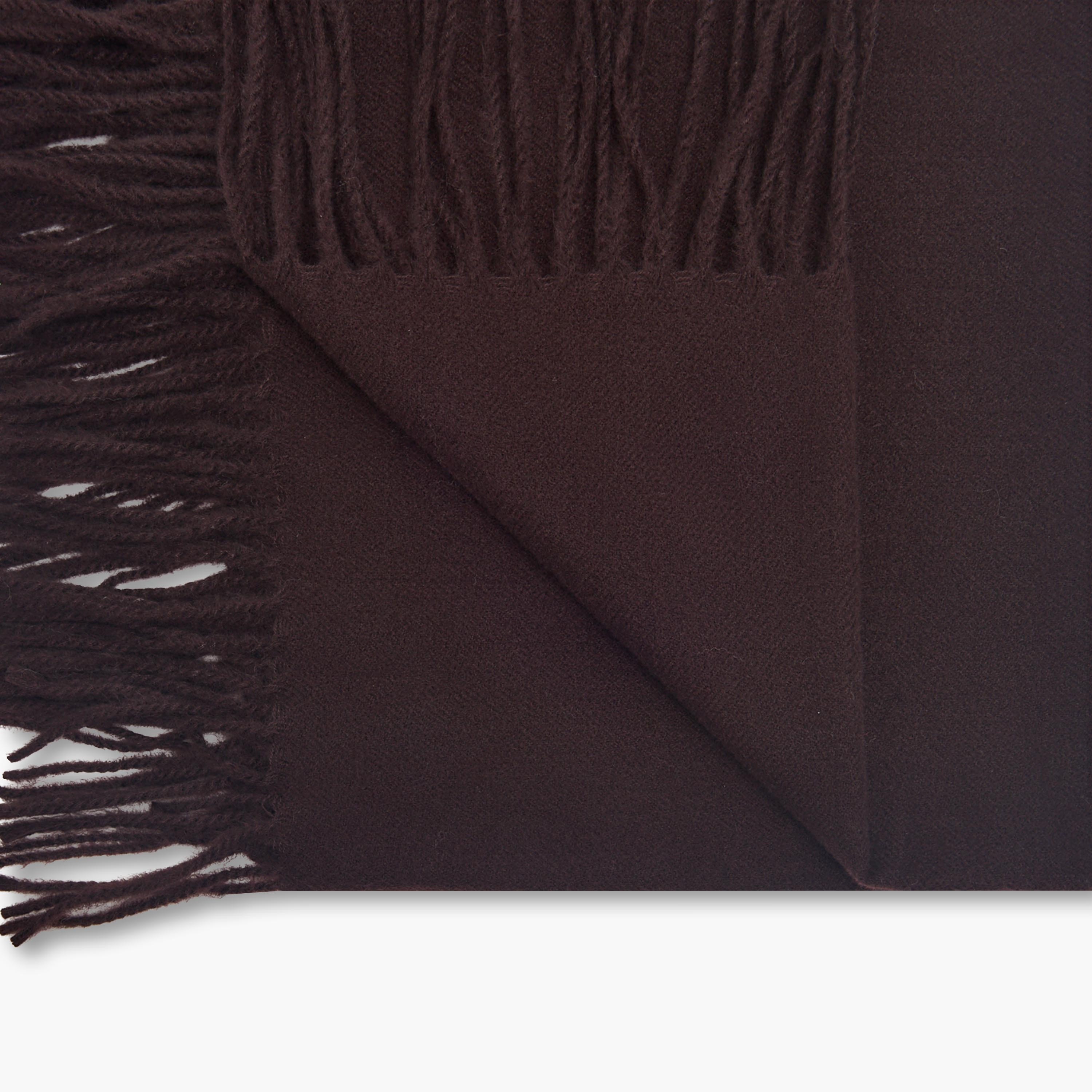 وشاح بشرّابات باللون البني-women-winterwear-scarves-image-4