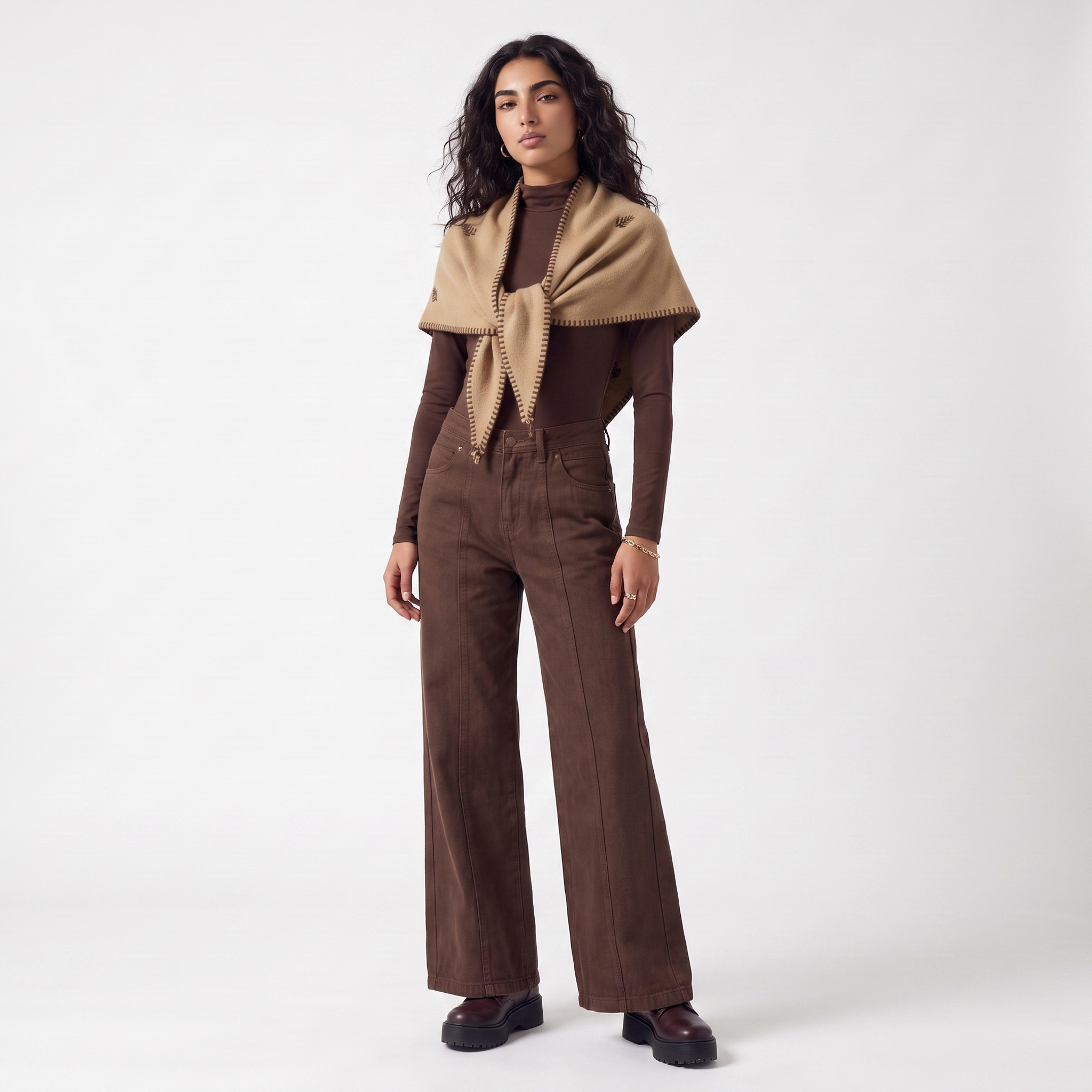 Triangle Scarf Brown-women-clothingaccessories-scarves-image-2
