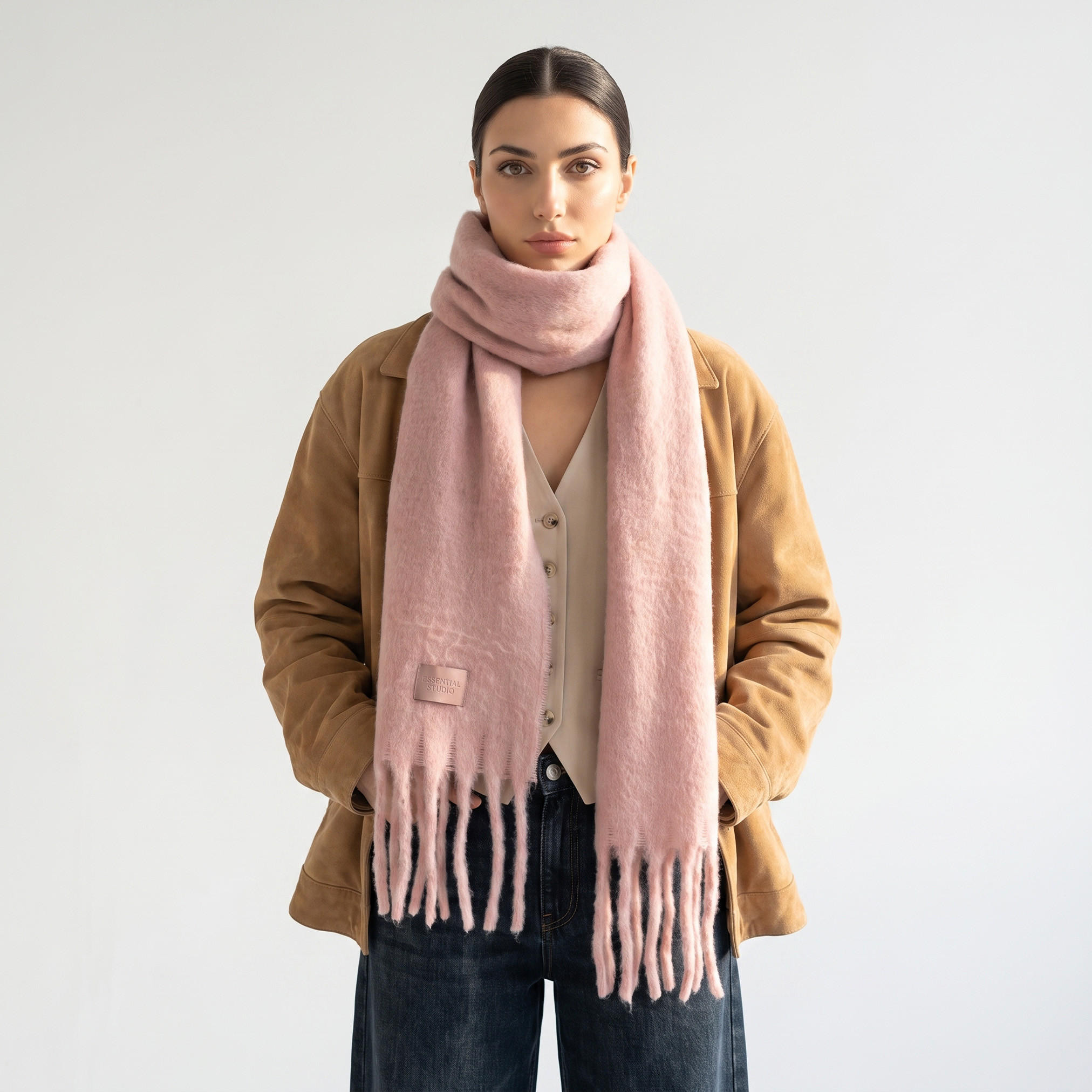 Fringed Scarf-women-winterwear-scarves-image-1
