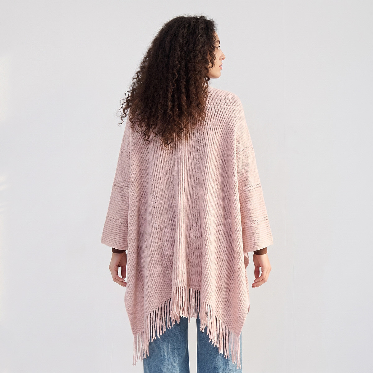كاب بتصميم غير متماثل بتفاصيل شراشيب-women-winterwear-cardigansandjumpers-cardigans-image-4