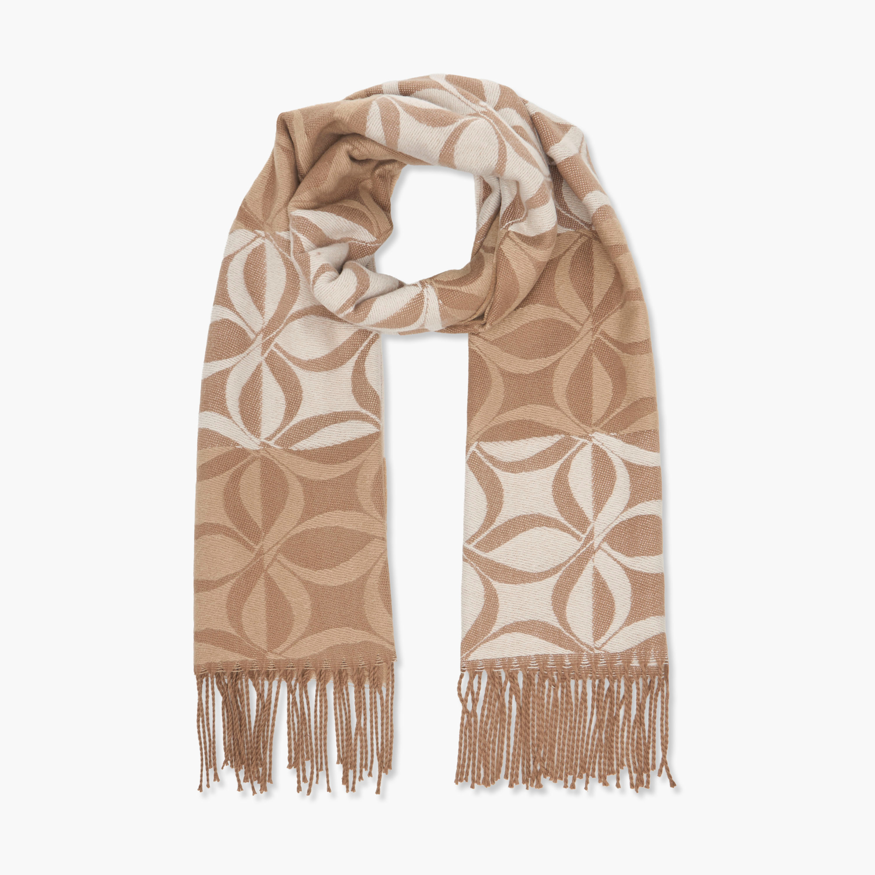 Scarf Square Printed Beige-women-clothingaccessories-scarves-image-1