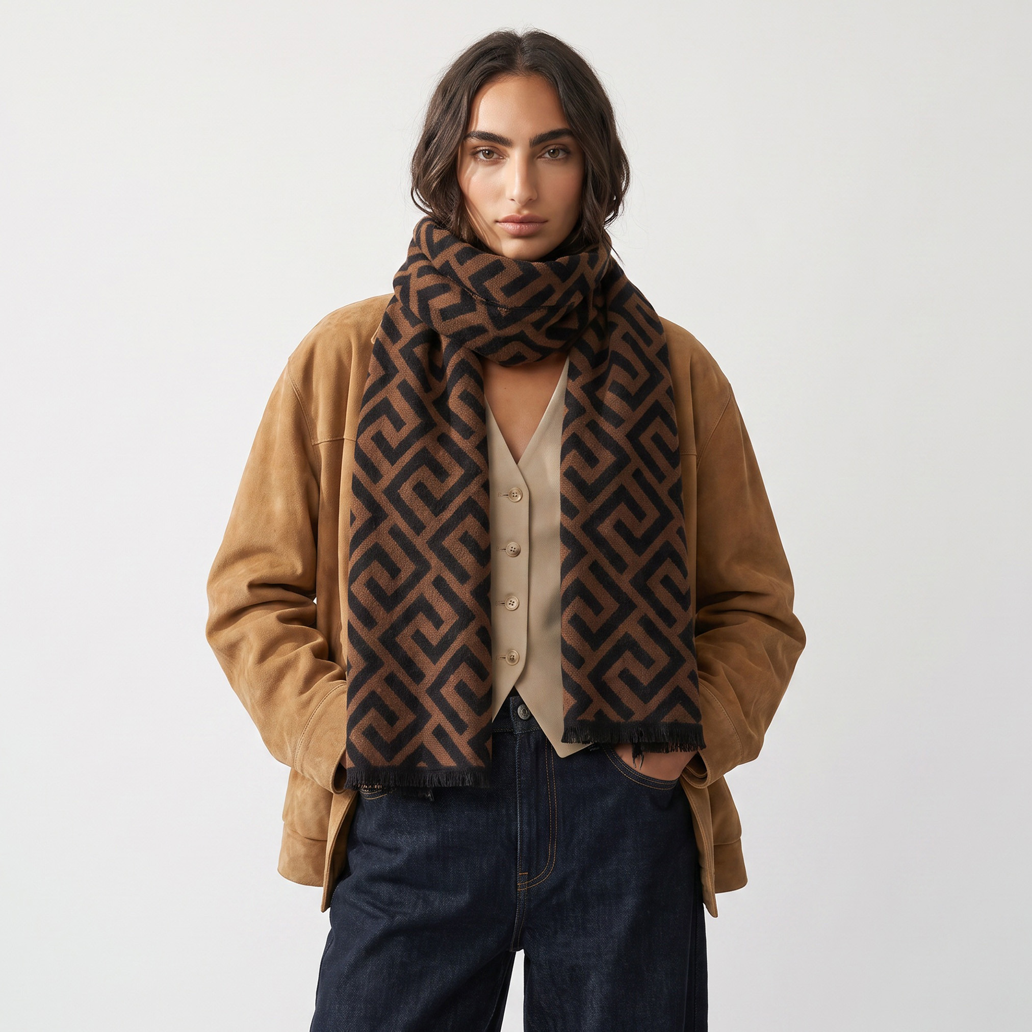 Scarf with Monogram Print-women-clothingaccessories-scarves-image-2