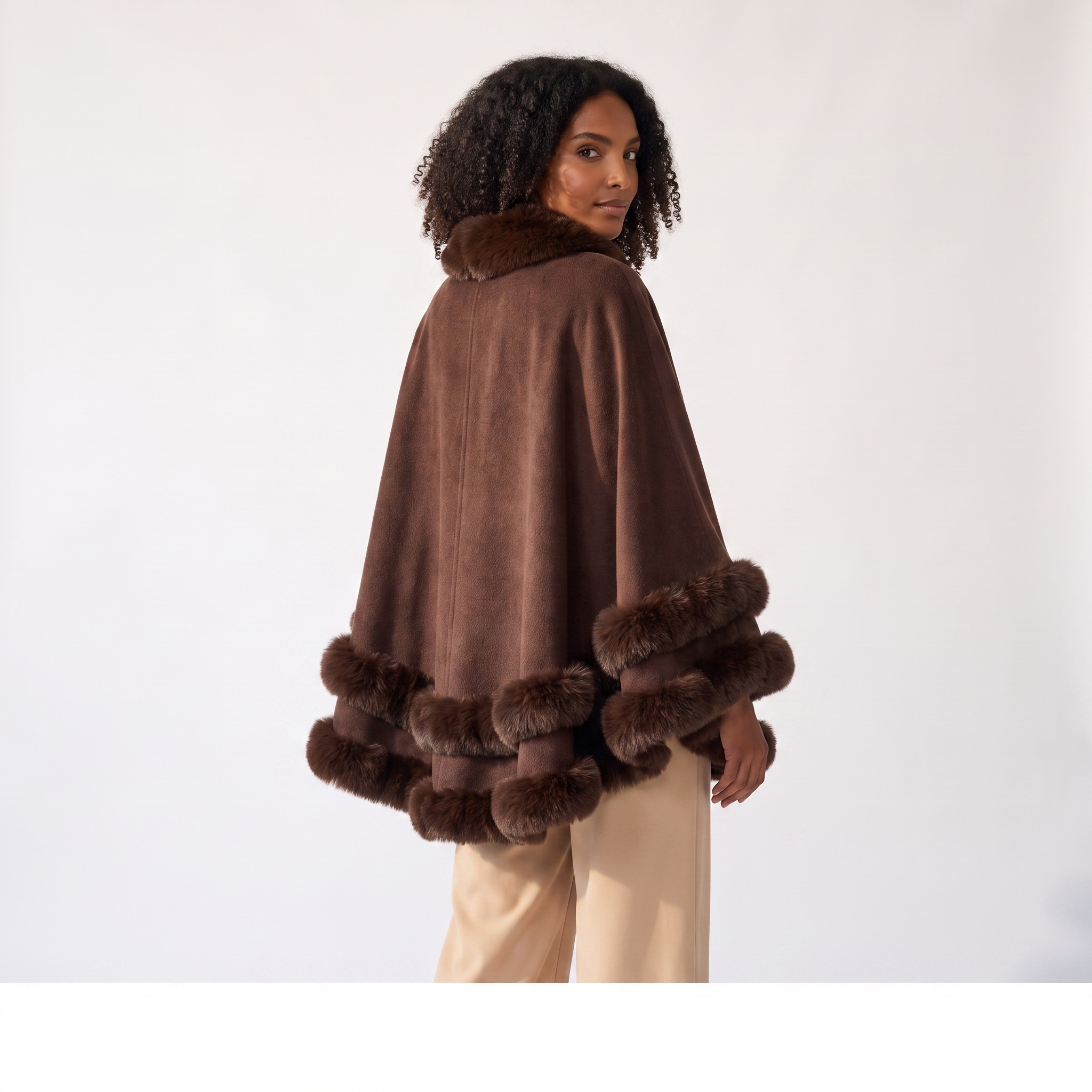 Cape with Fur Trim-women-winterwear-cardigansandjumpers-cardigans-image-3