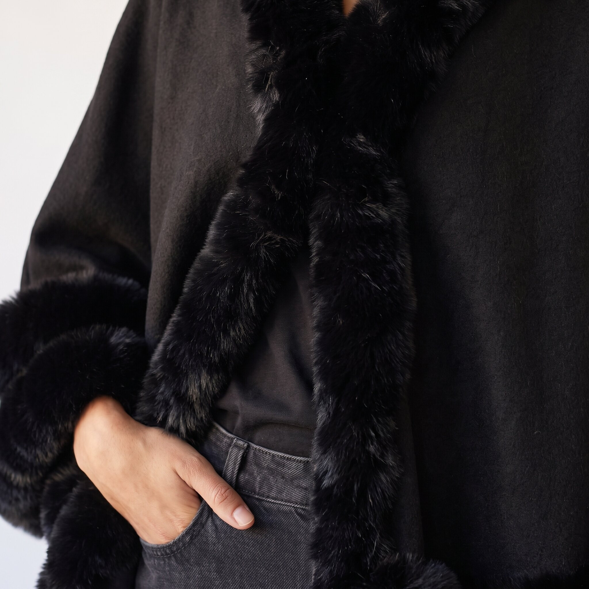 Cape with Fur Trim-women-winterwear-cardigansandjumpers-cardigans-image-4