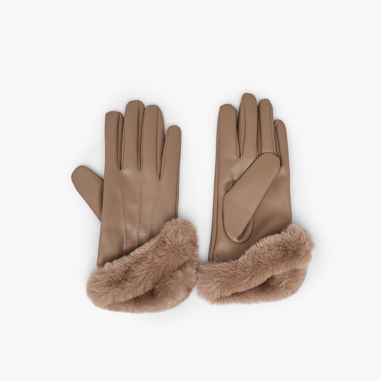 قفازات بتزيينات مخملية-women-winterwear-gloves-image-1
