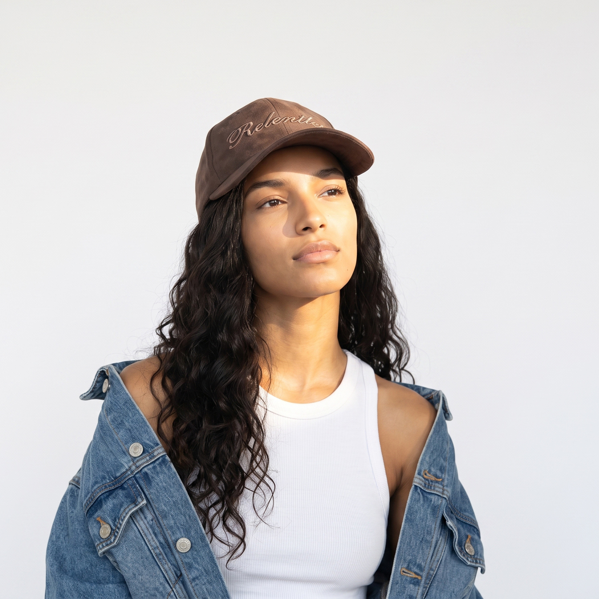 Embroidered Cap with Buckled Strap Closure-women-clothingaccessories-capsandhats-image-2