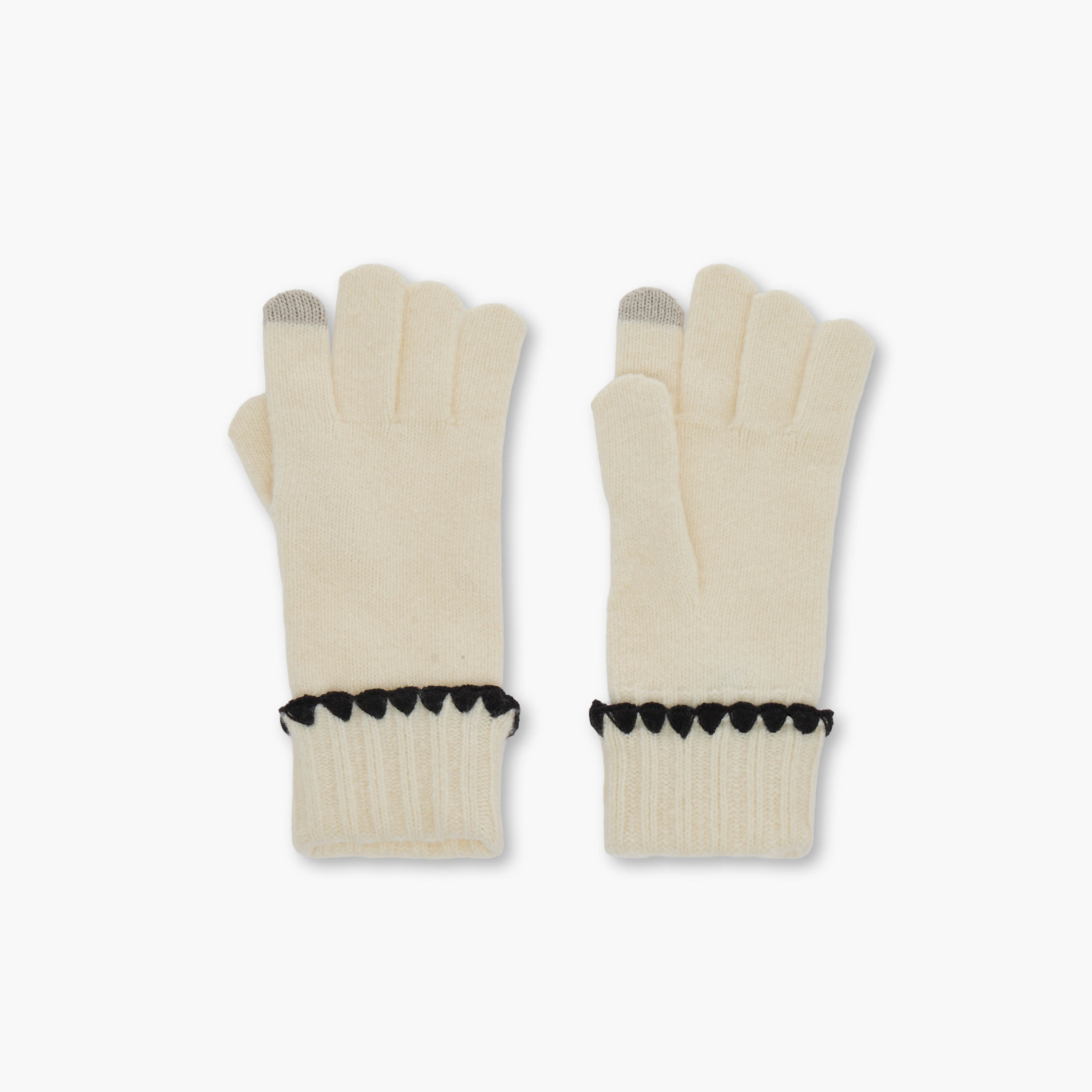 Stitch Trim Gloves-women-winterwear-gloves-image-1