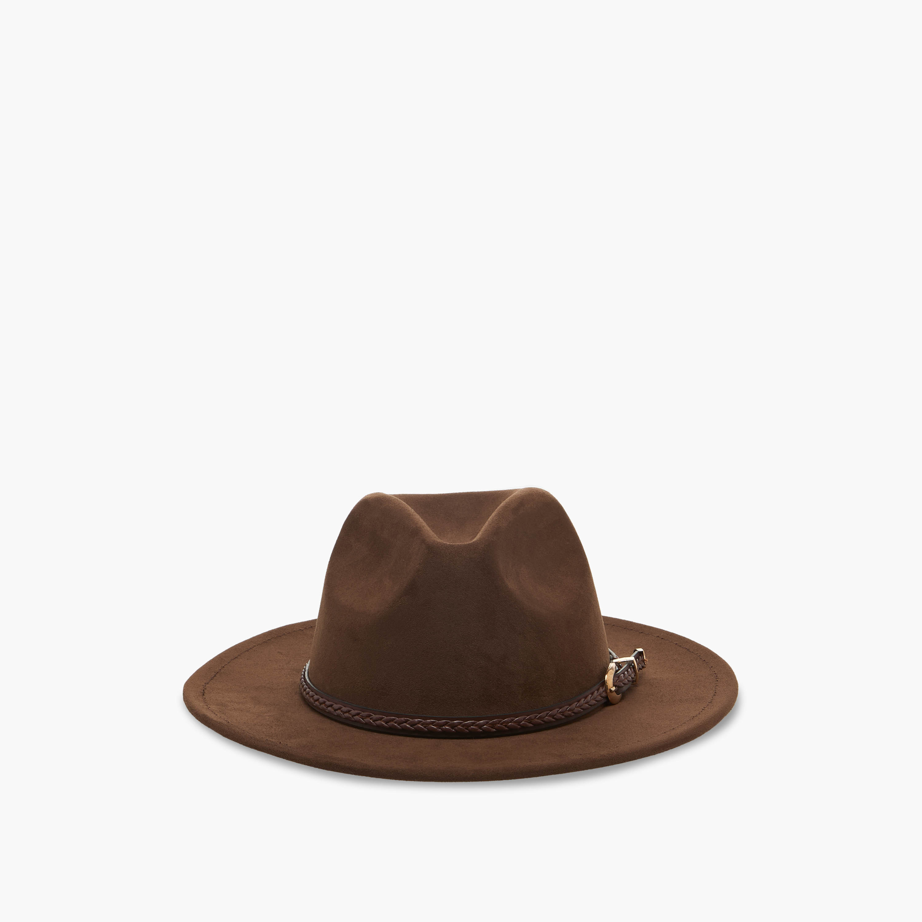 Braided Trim Fedora Hat-women-clothingaccessories-capsandhats-image-1