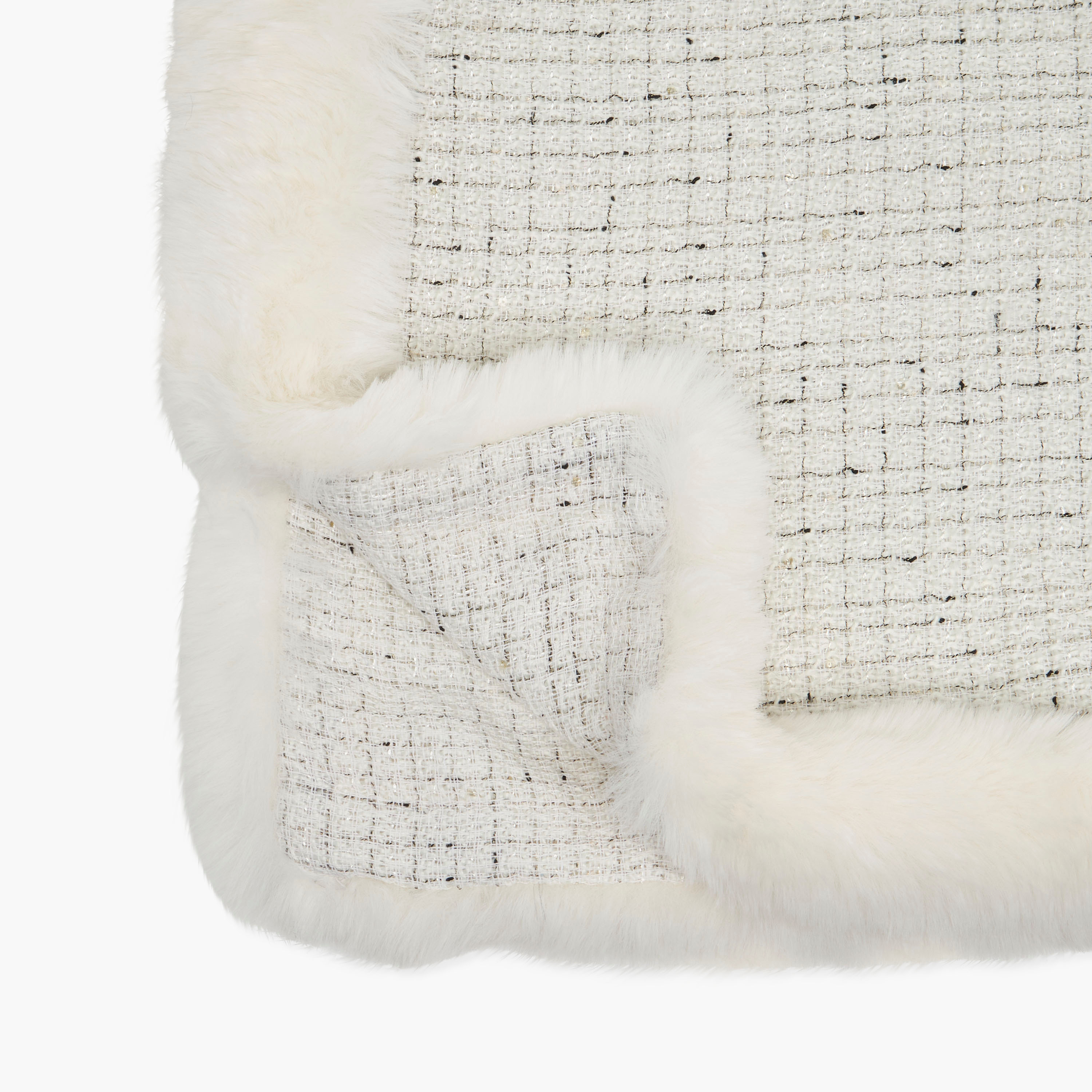 Scarf Square Tweed Fur Trim-women-clothingaccessories-scarves-image-4