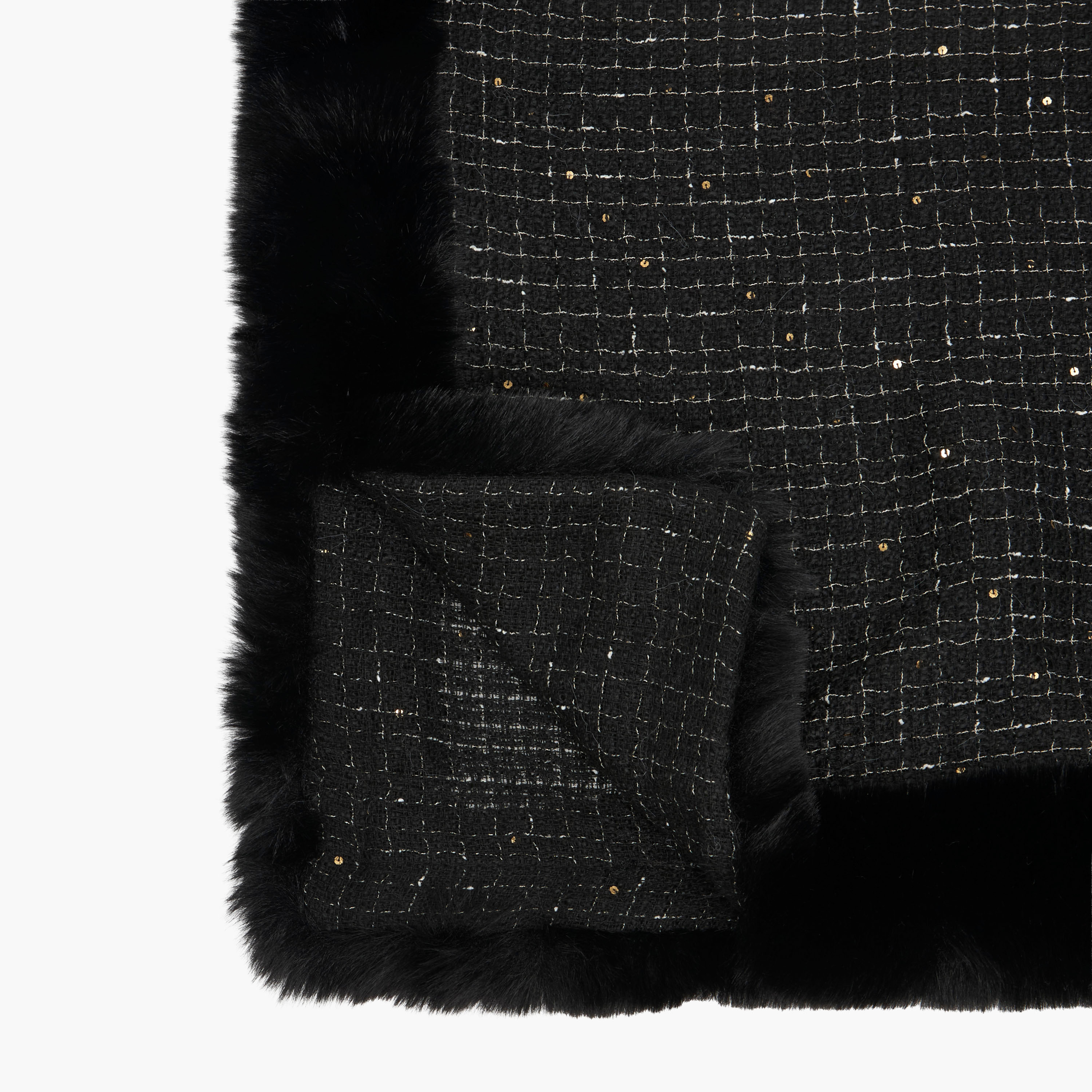 Scarf Square Tweed Fur Trim-women-clothingaccessories-scarves-image-4