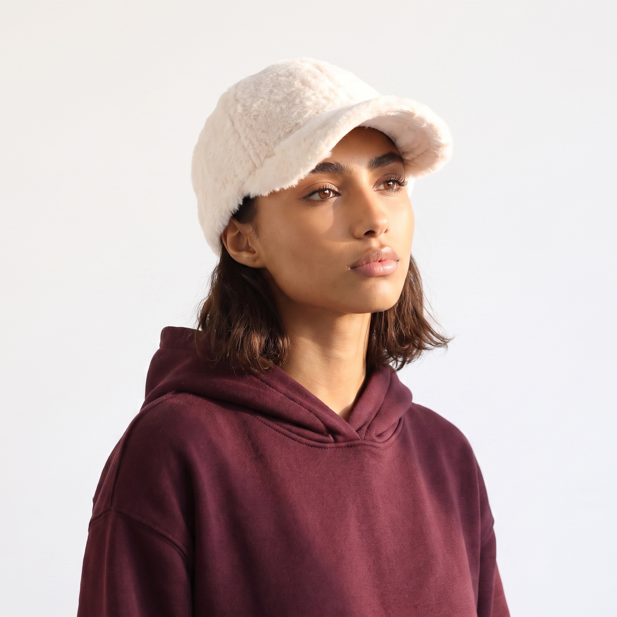 Splash Accessories Faux Fur Baseball Cap-women-clothingaccessories-capsandhats-image-2