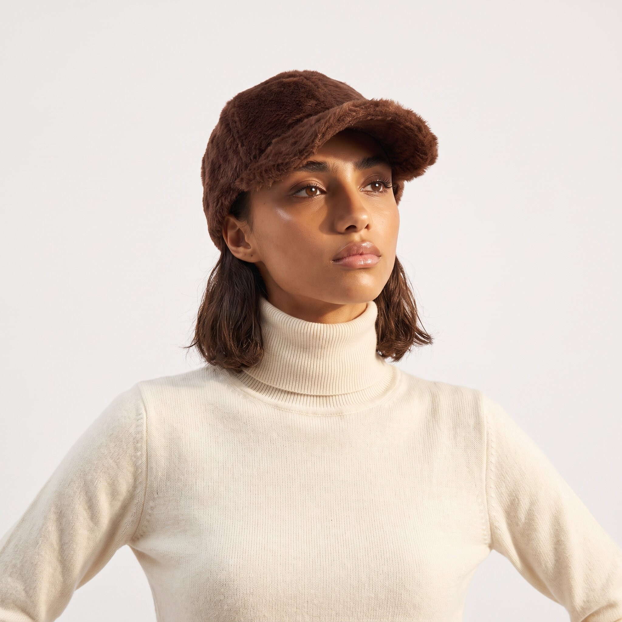 Splash Accessories Faux Fur Baseball Cap-women-clothingaccessories-capsandhats-image-2