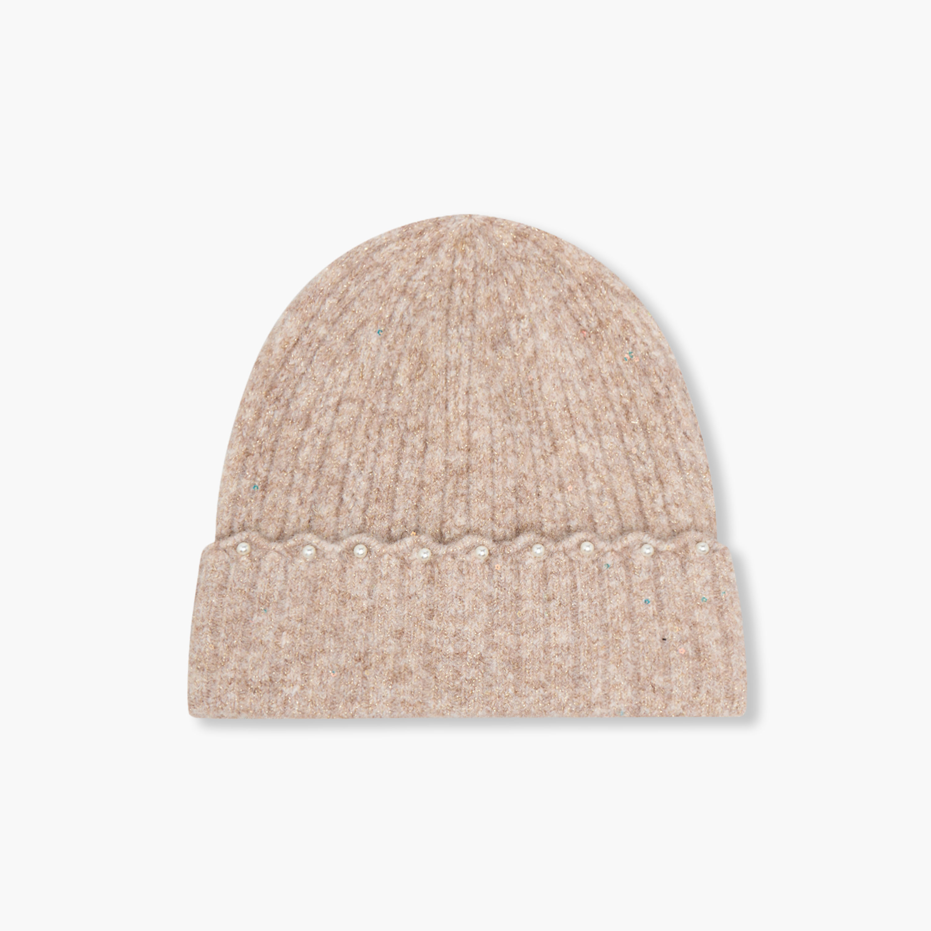 قبعة بيني لوريكس بتزيينات لؤلؤ-women-clothingaccessories-capsandhats-image-1