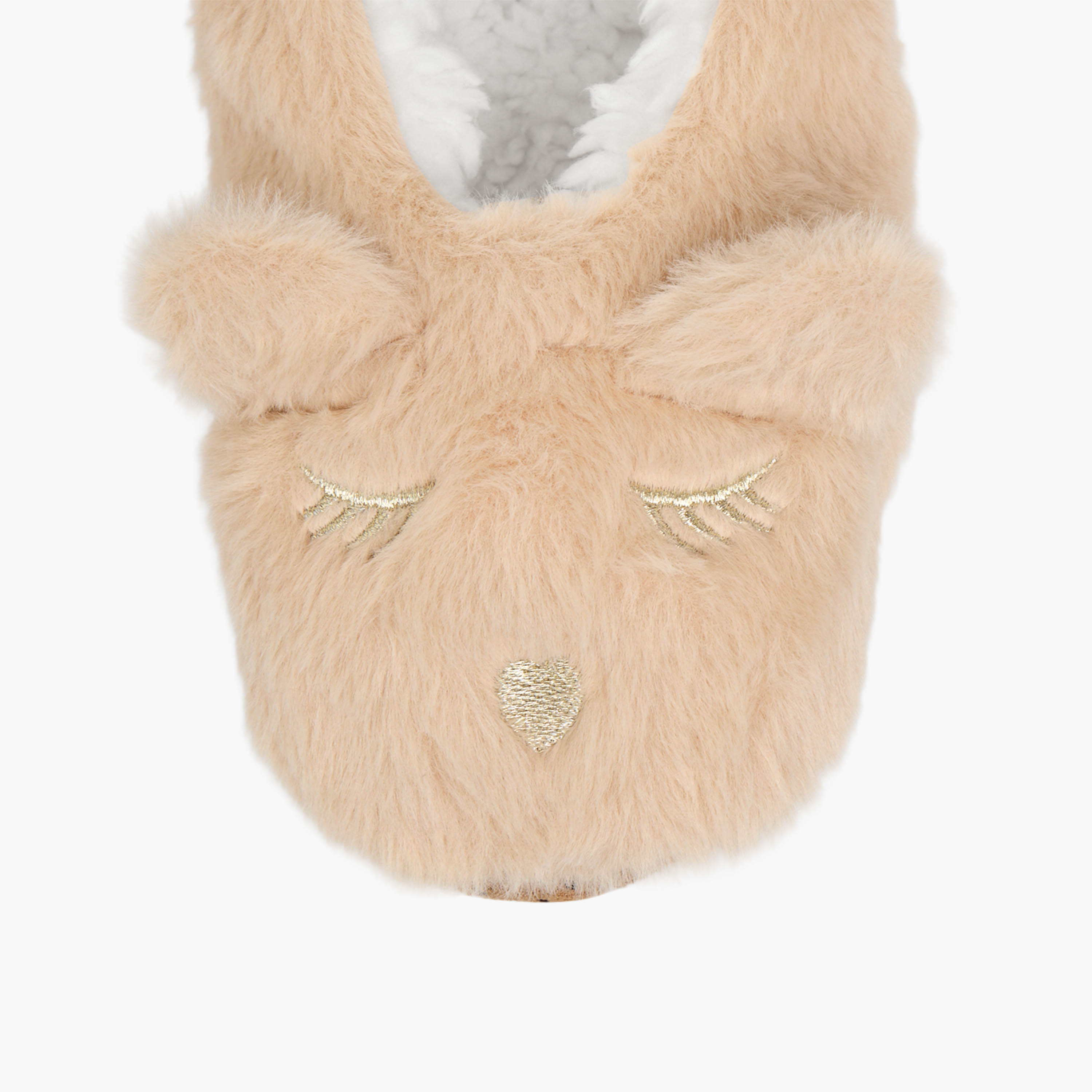 شبشب منزلي من الفرو الصناعي بزخارف أرنب-women-clothing-nightwear-bedroomslippers-image-3