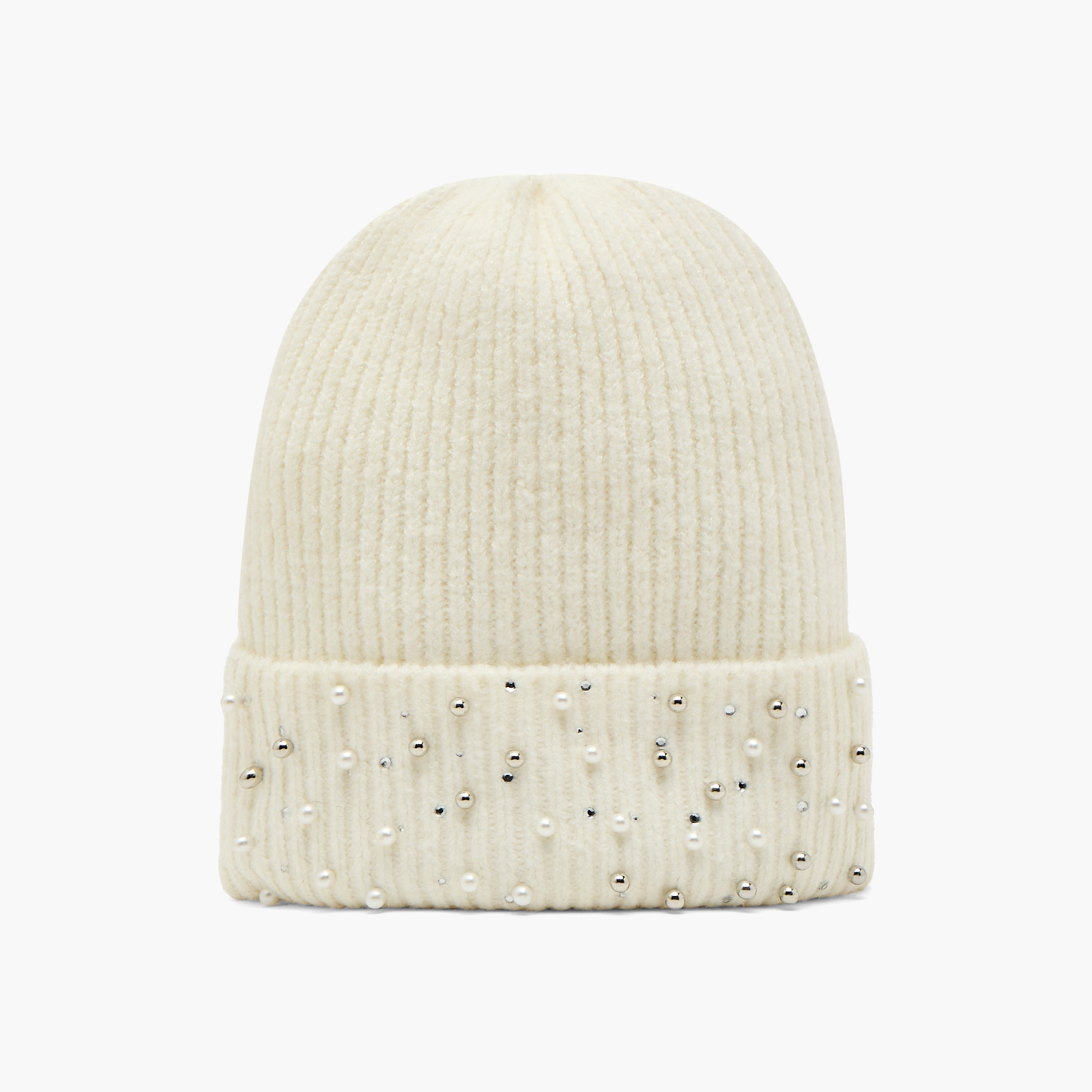 Splash Accessories Embellished Ribbed Beanie-women-winterwear-capsandhats-image-3