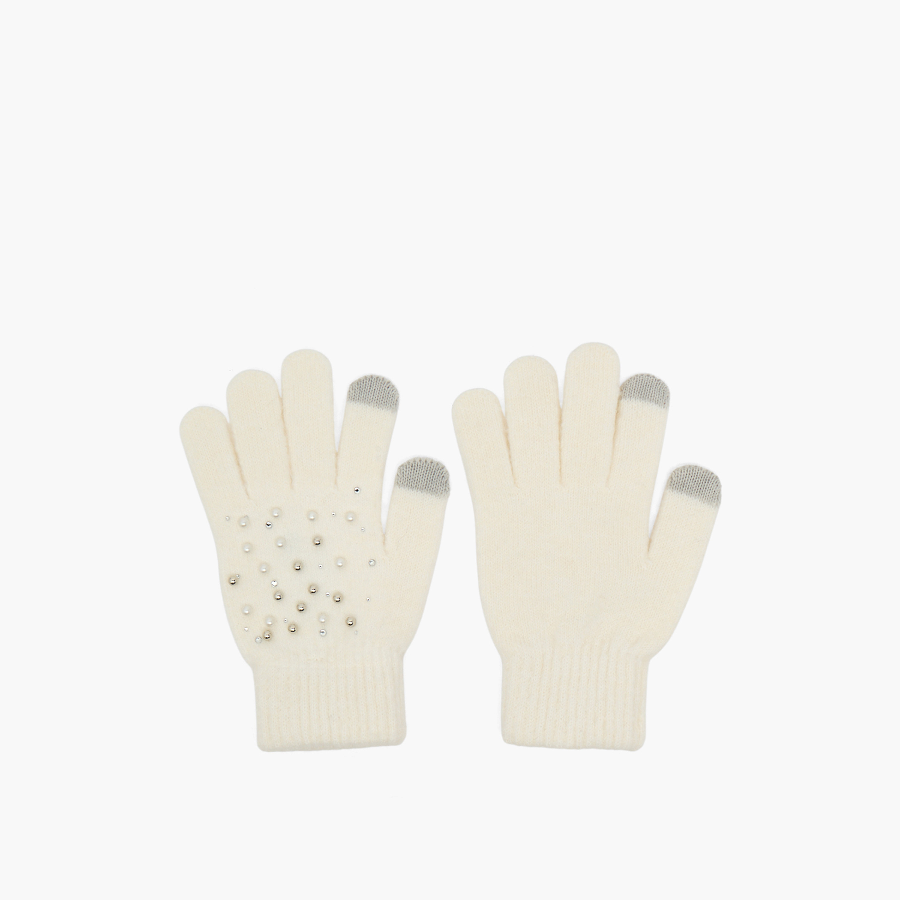 Splash Accessories Embellished Gloves-women-winterwear-gloves-image-1