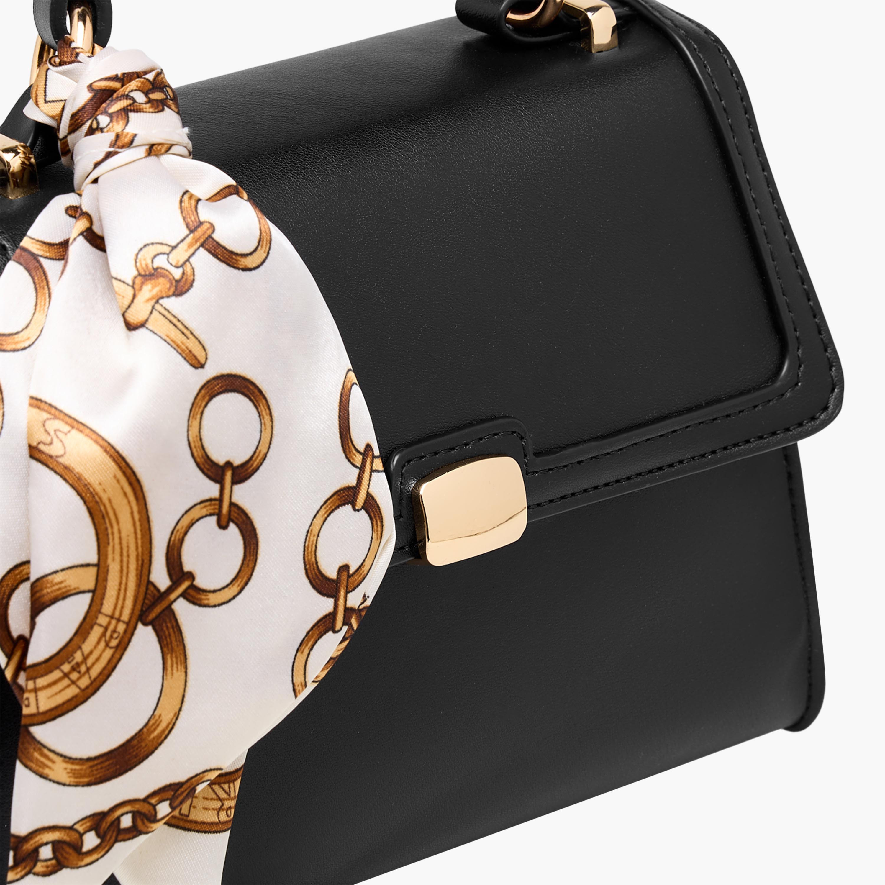 Scarf Accent Crossbody Bag with Detachable Strap-women-bagsandwallets-handbags-image-5