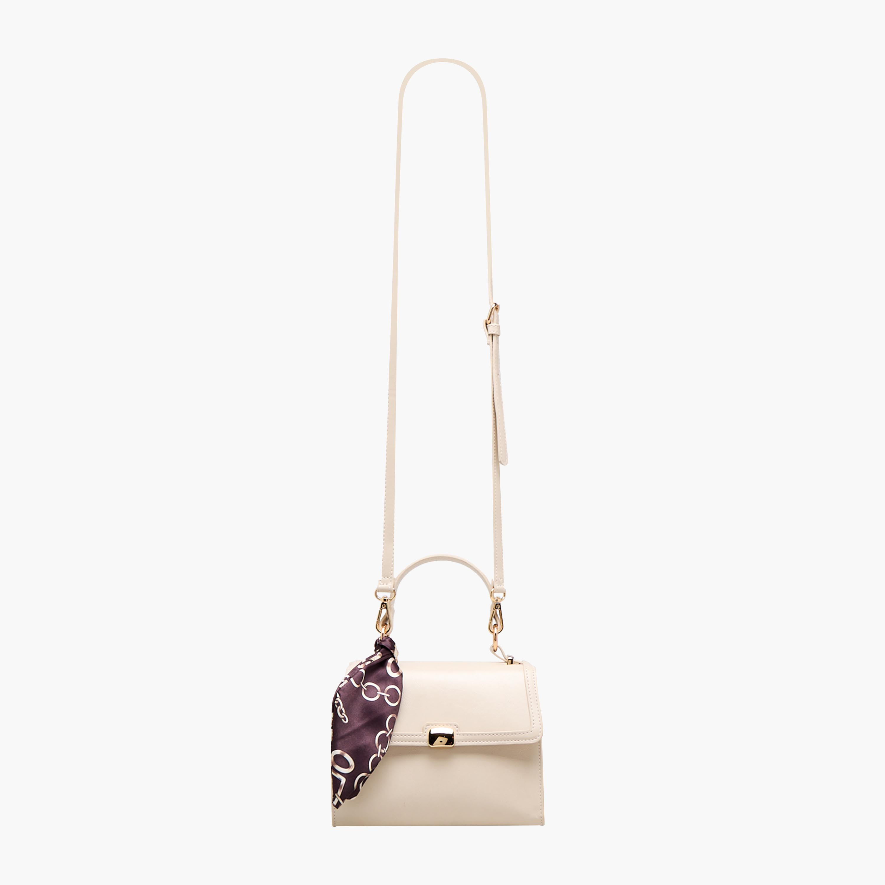 Scarf Accent Crossbody Bag with Detachable Strap-women-bagsandwallets-handbags-image-3