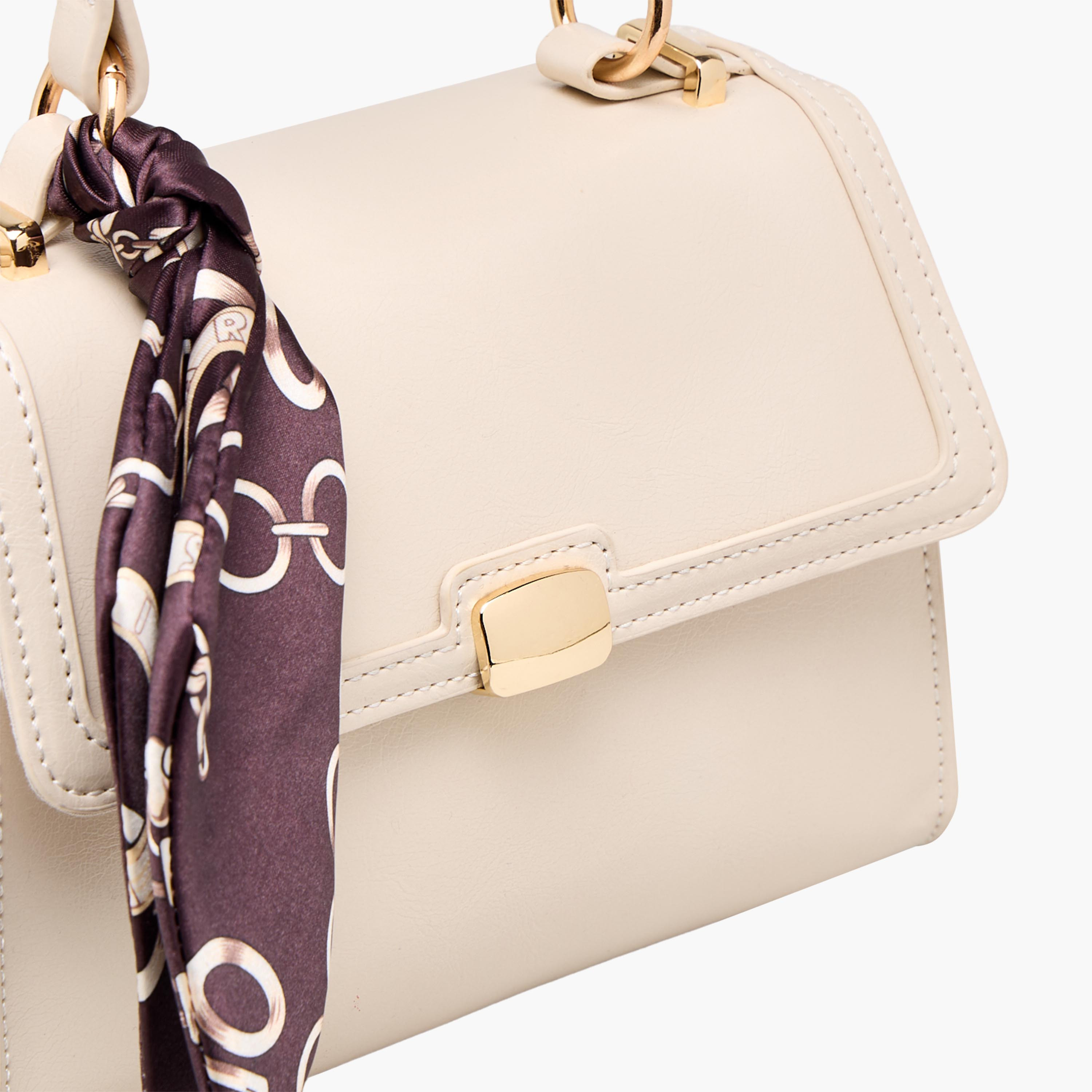 Scarf Accent Crossbody Bag with Detachable Strap-women-bagsandwallets-handbags-image-5