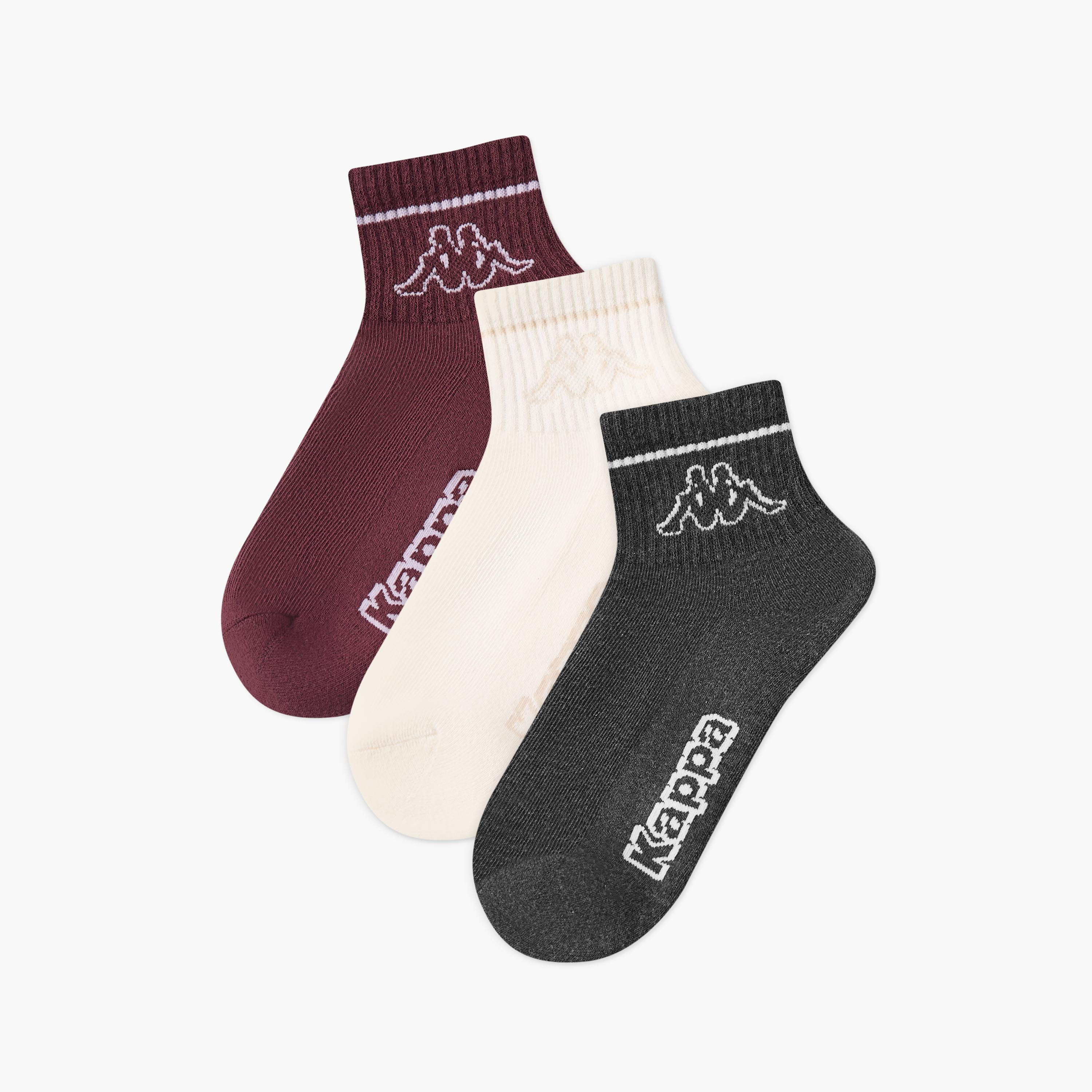 طقم جوارب بطول الكاحل 3 أزواج من كابا-women-socksandstockings-image-1