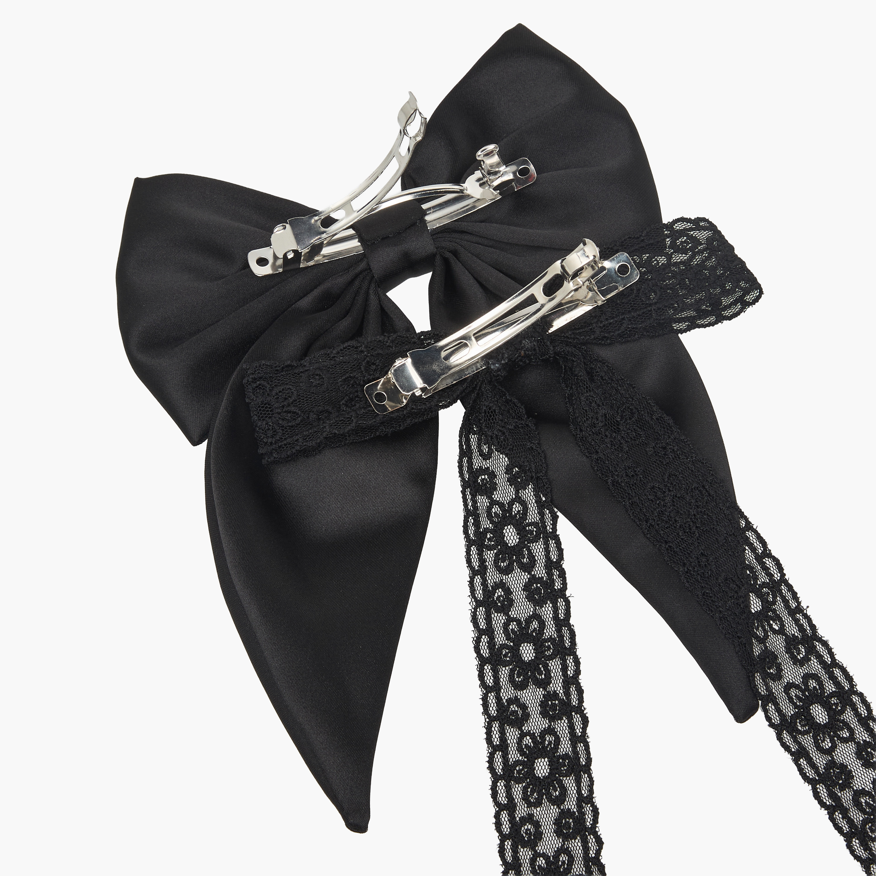 Pack of 2 Bow Hair Clips with Assorted Design-women-hairaccessories-clips-image-6