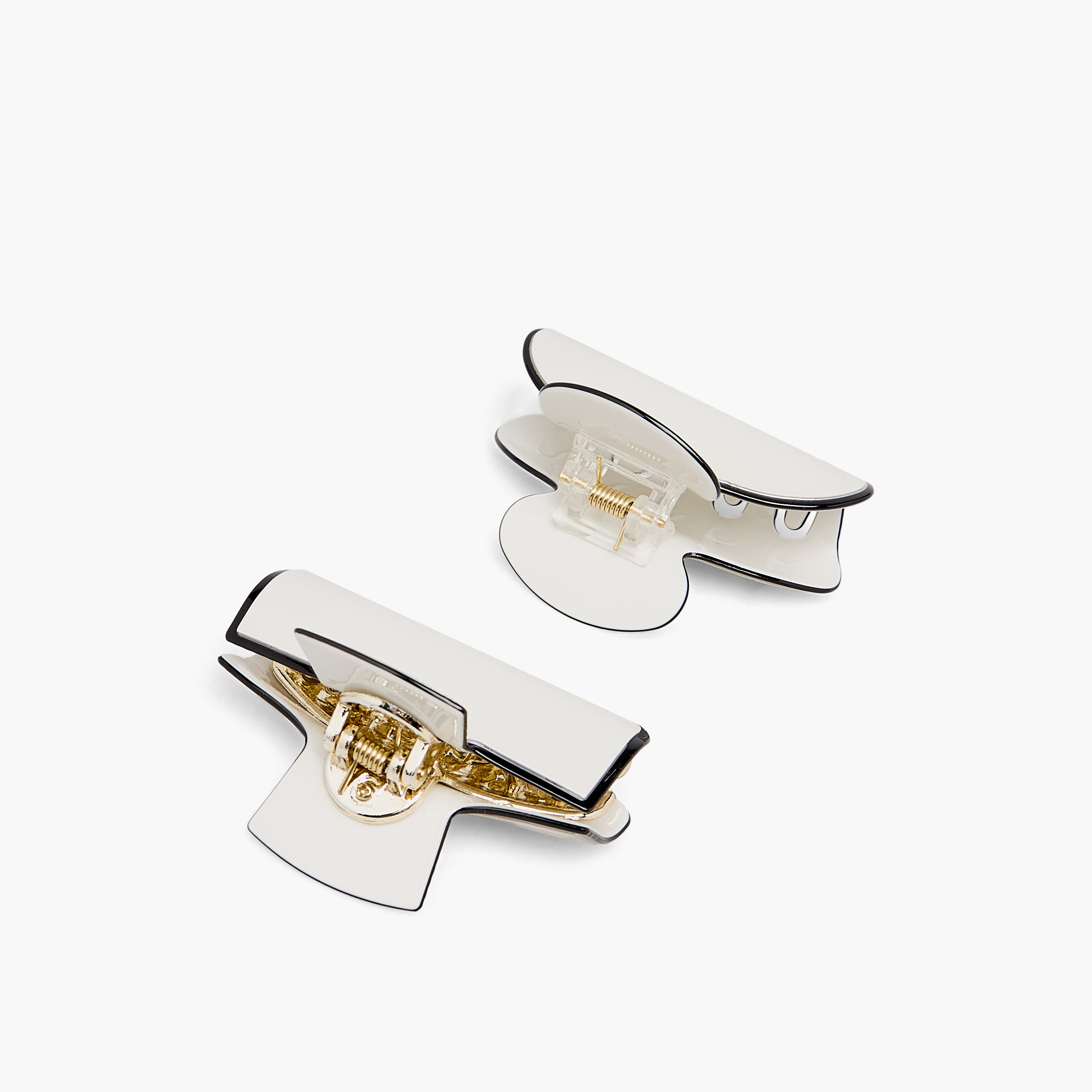 Pack of 2 Hair Clamp with Contrast Edge-women-hairaccessories-clips-image-1