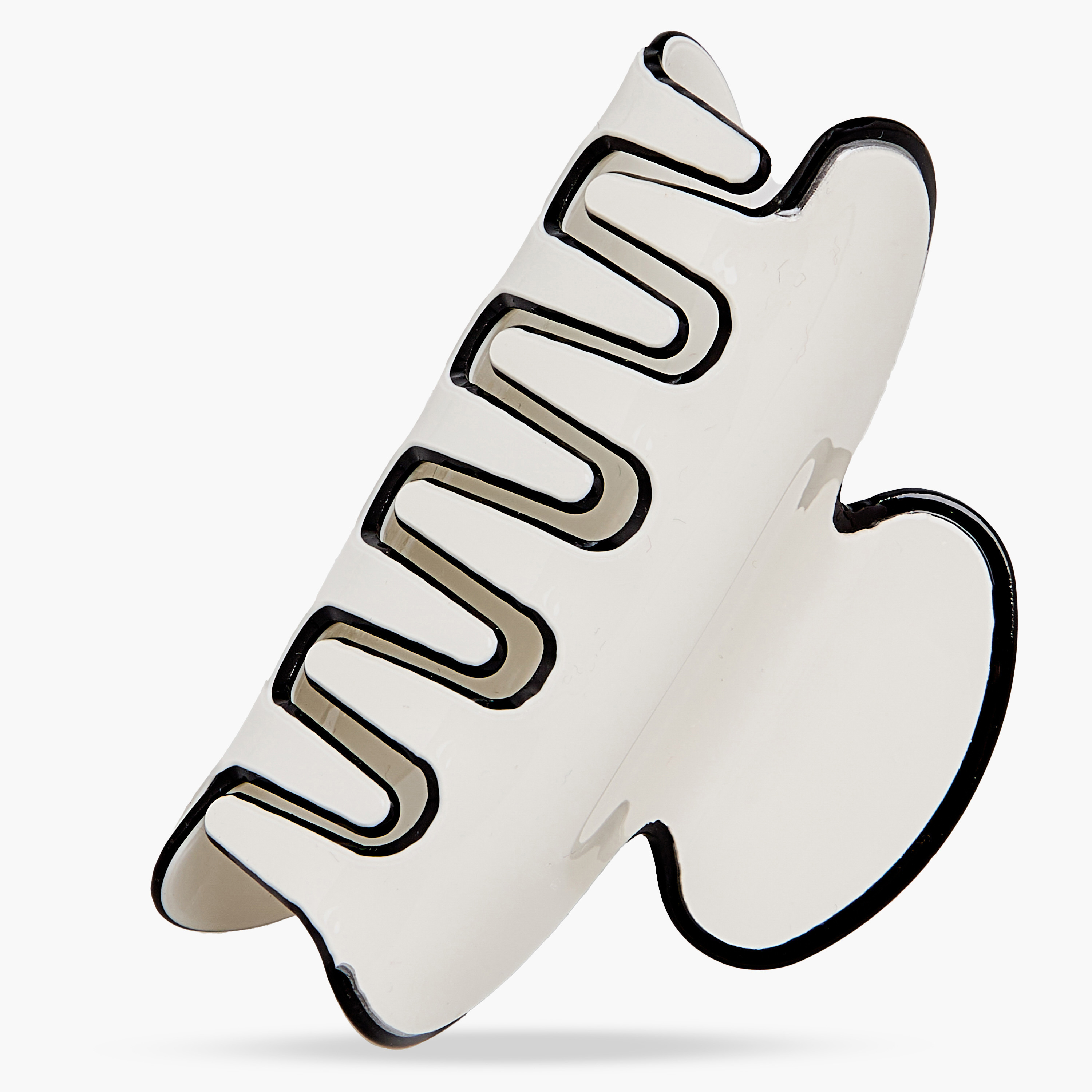 Pack of 2 Hair Clamp with Contrast Edge-women-hairaccessories-clips-image-4
