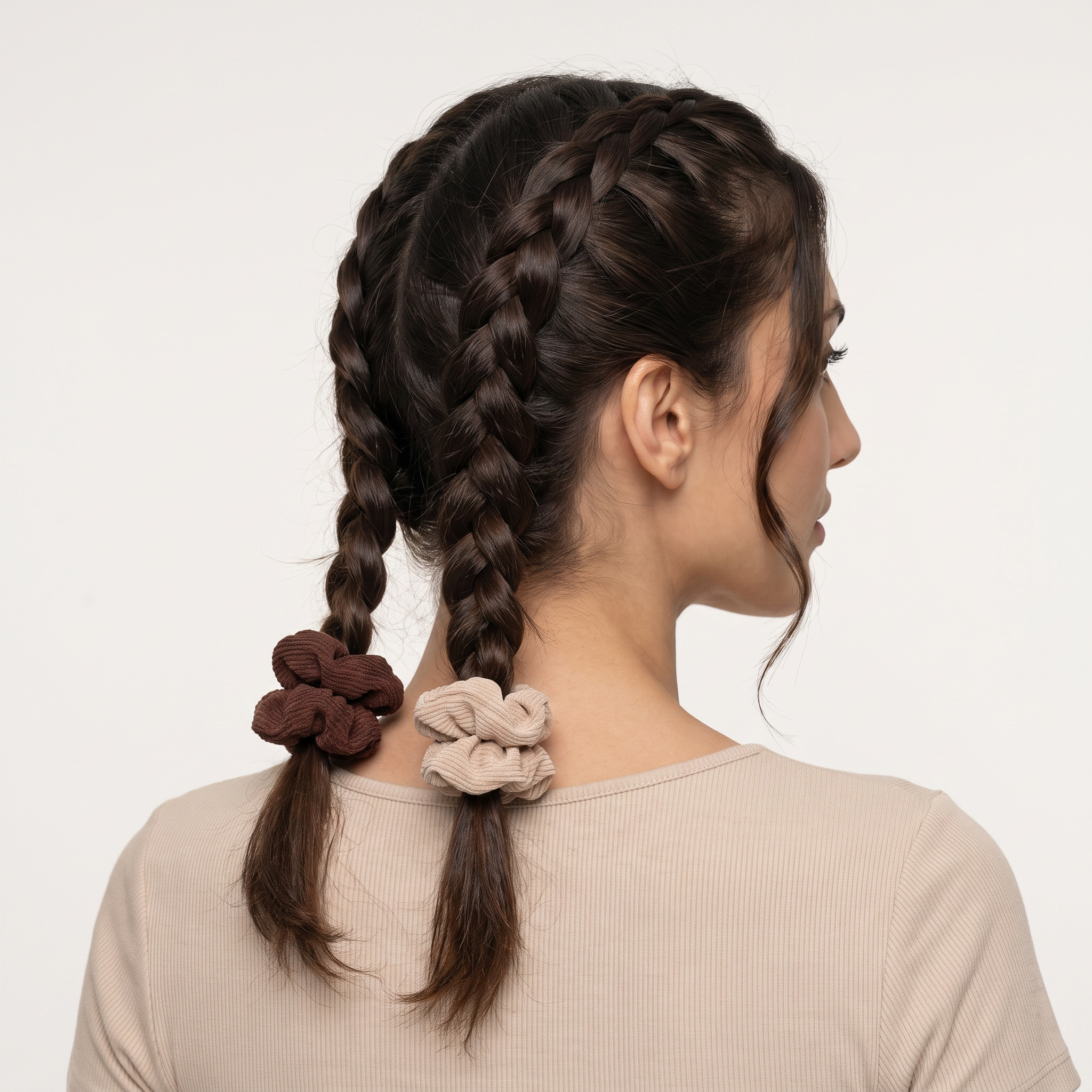Pack of 4 Hair Scrunchie-women-hairaccessories-scrunchies-image-2