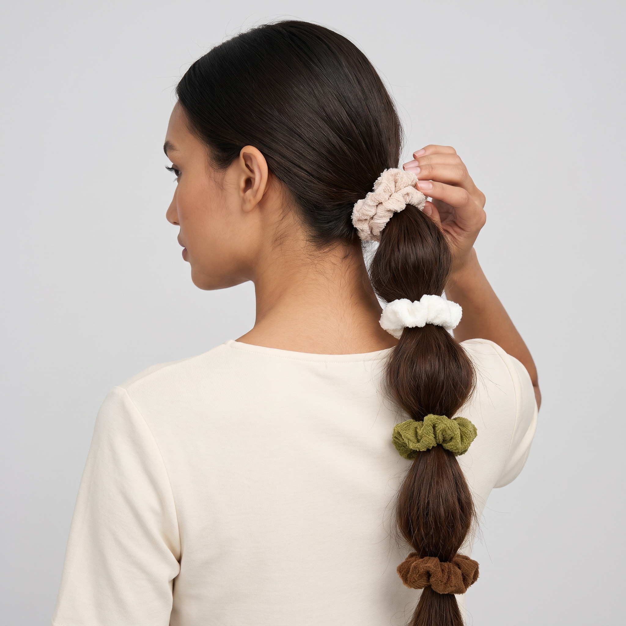 Pack of 4 Hair Scrunchie-women-hairaccessories-scrunchies-image-2