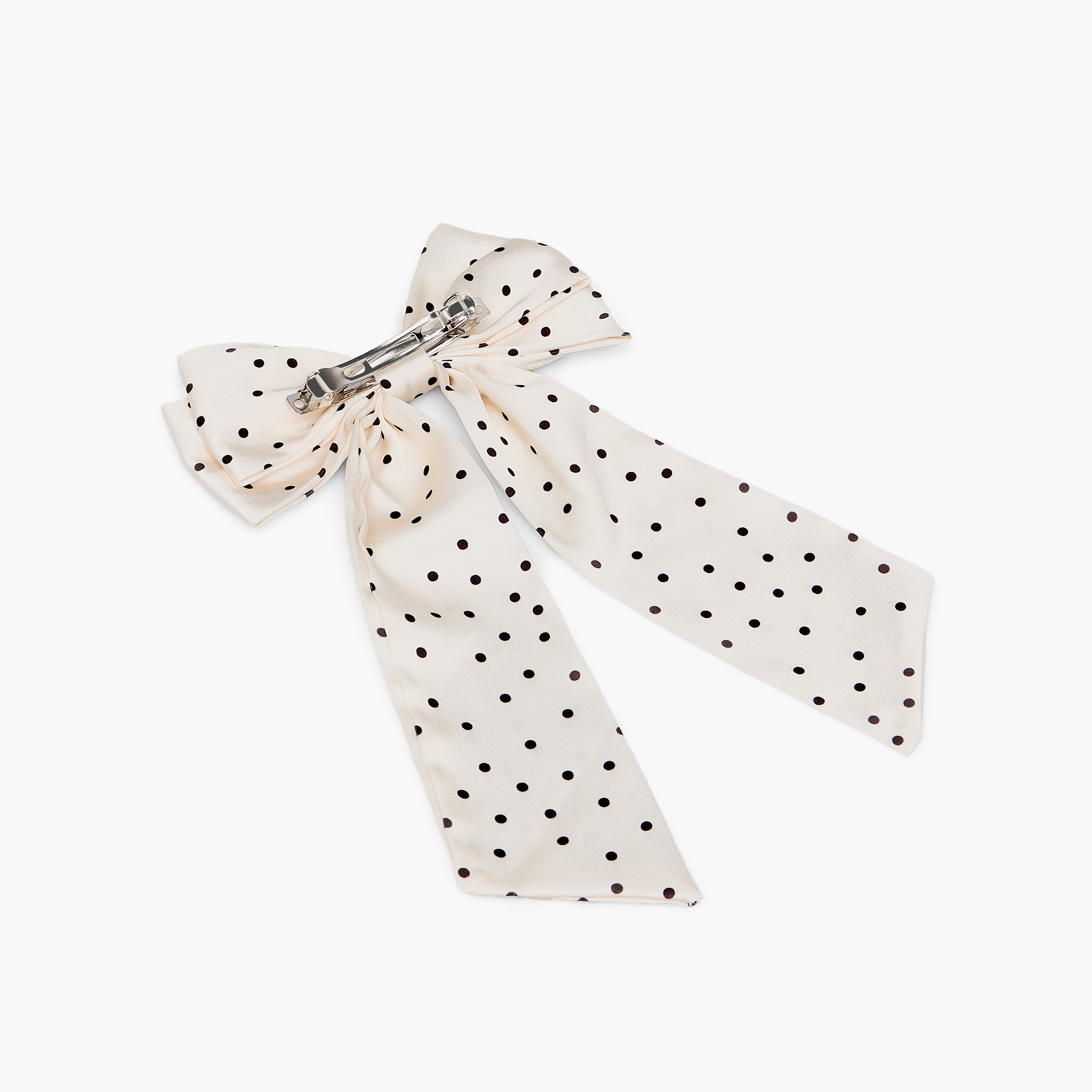 Barrette Hair Clip with Bow Accent-women-hairaccessories-clips-image-3