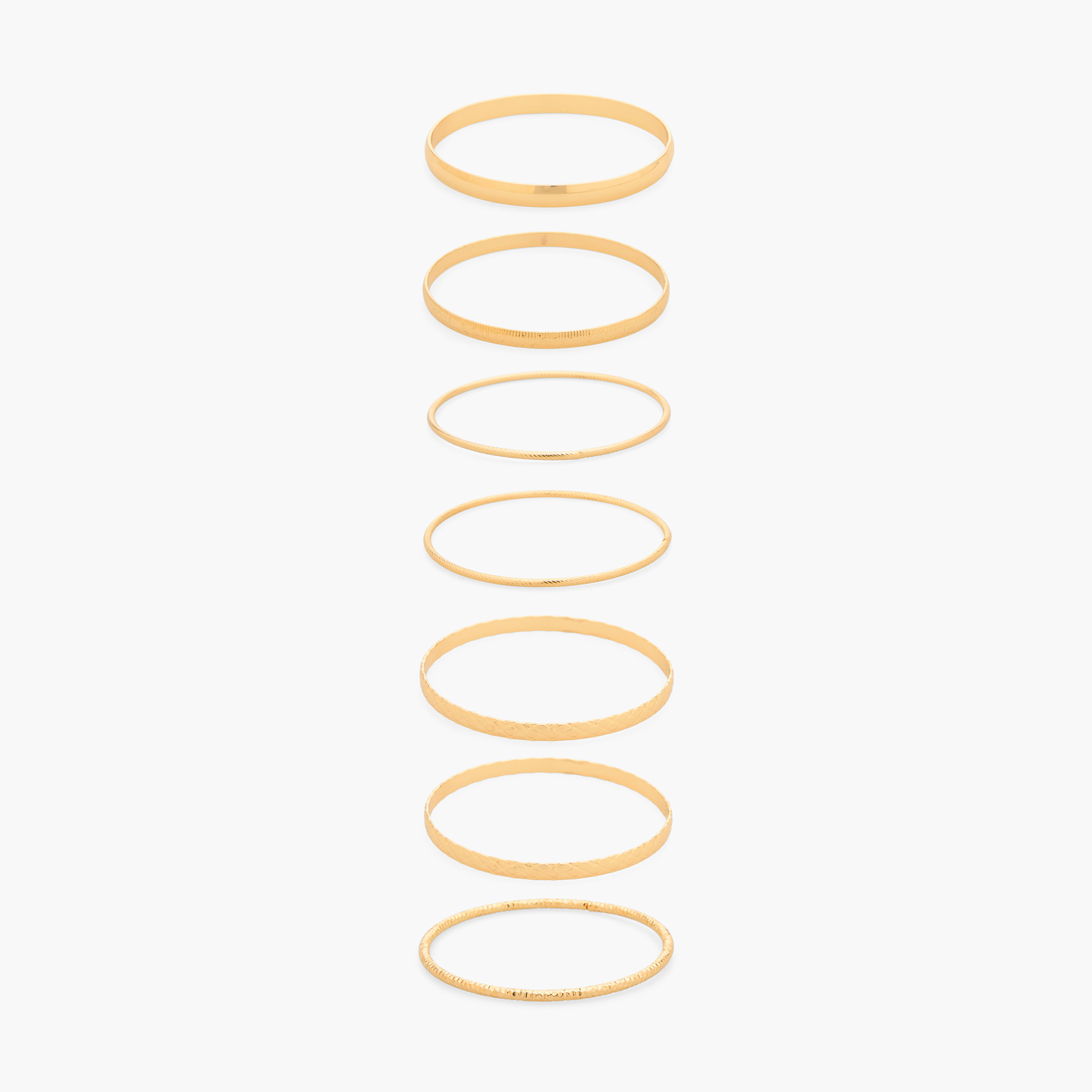 Gloo Pack of 7 Metal Bangles-women-watchesandjewellery-jewellery-banglesandbracelets-image-1