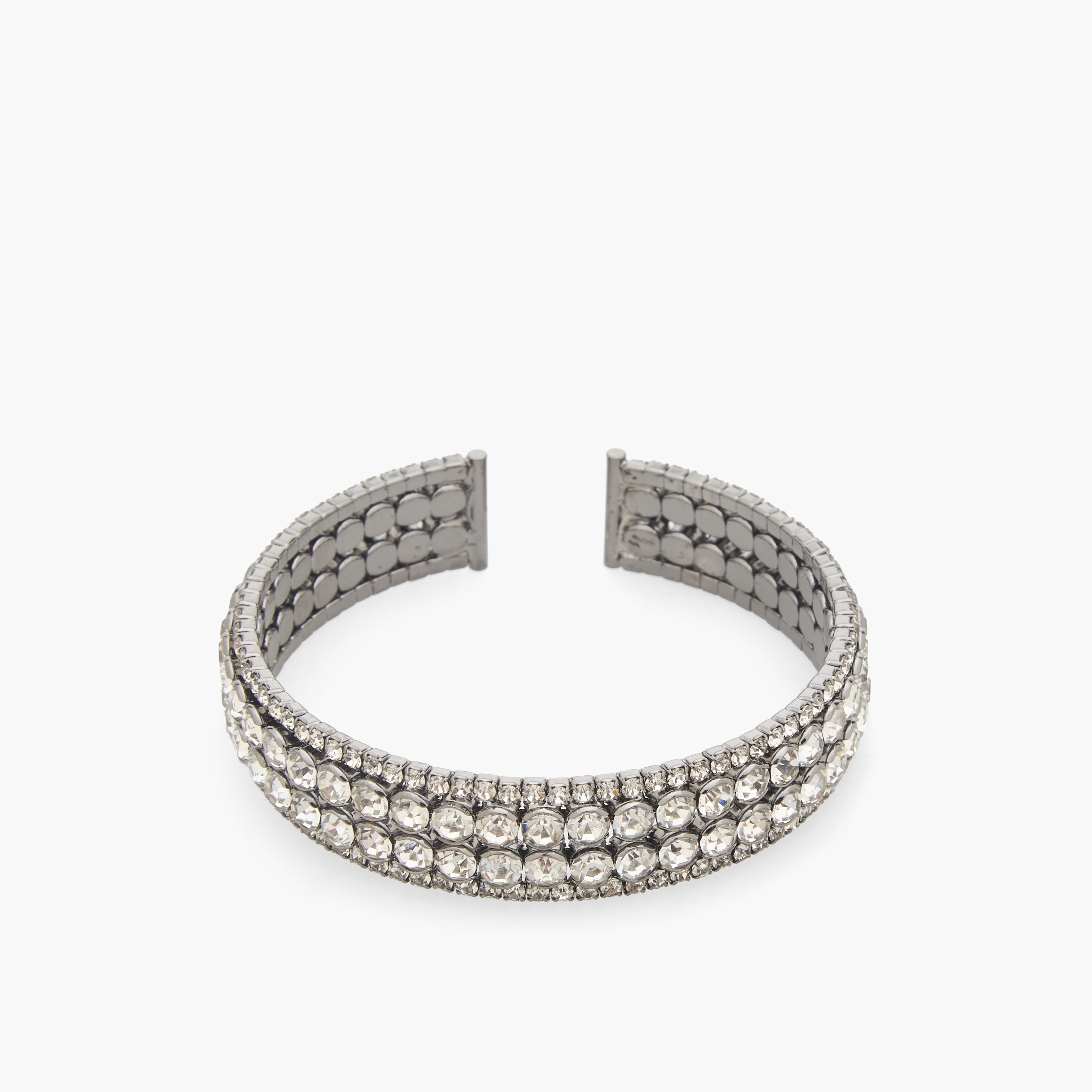 Splash Accessories Metal Embellished Cuff Bangle-women-watchesandjewellery-jewellery-banglesandbracelets-image-1