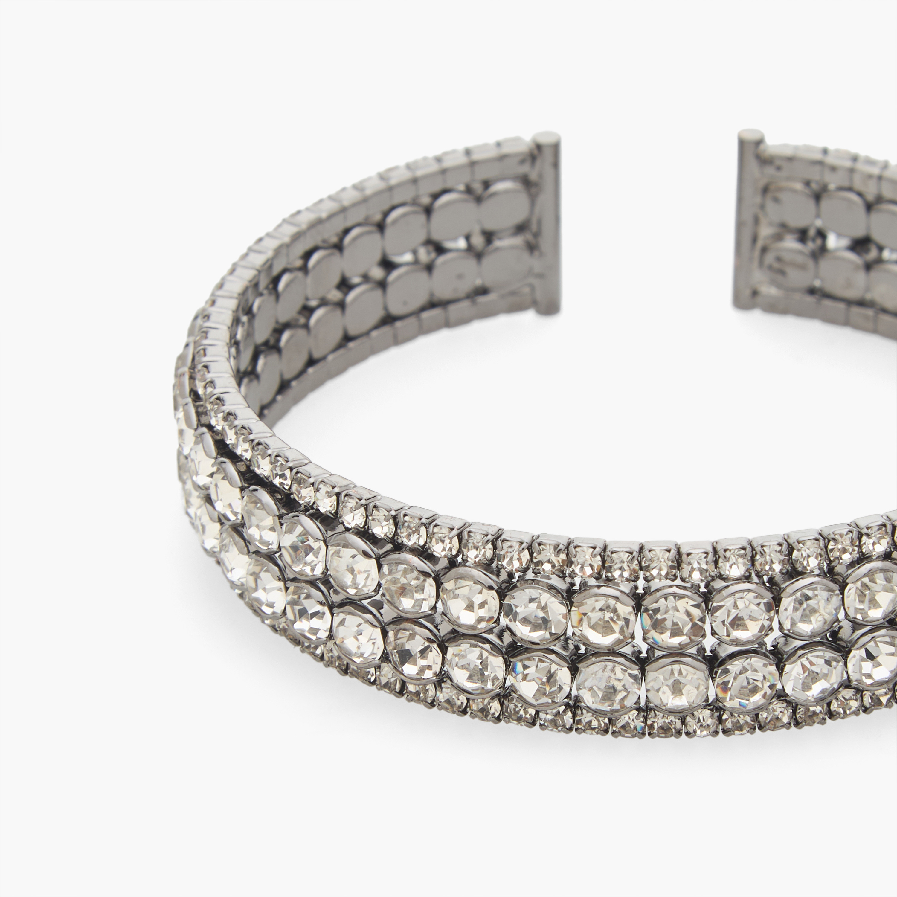 Splash Accessories Metal Embellished Cuff Bangle-women-watchesandjewellery-jewellery-banglesandbracelets-image-3