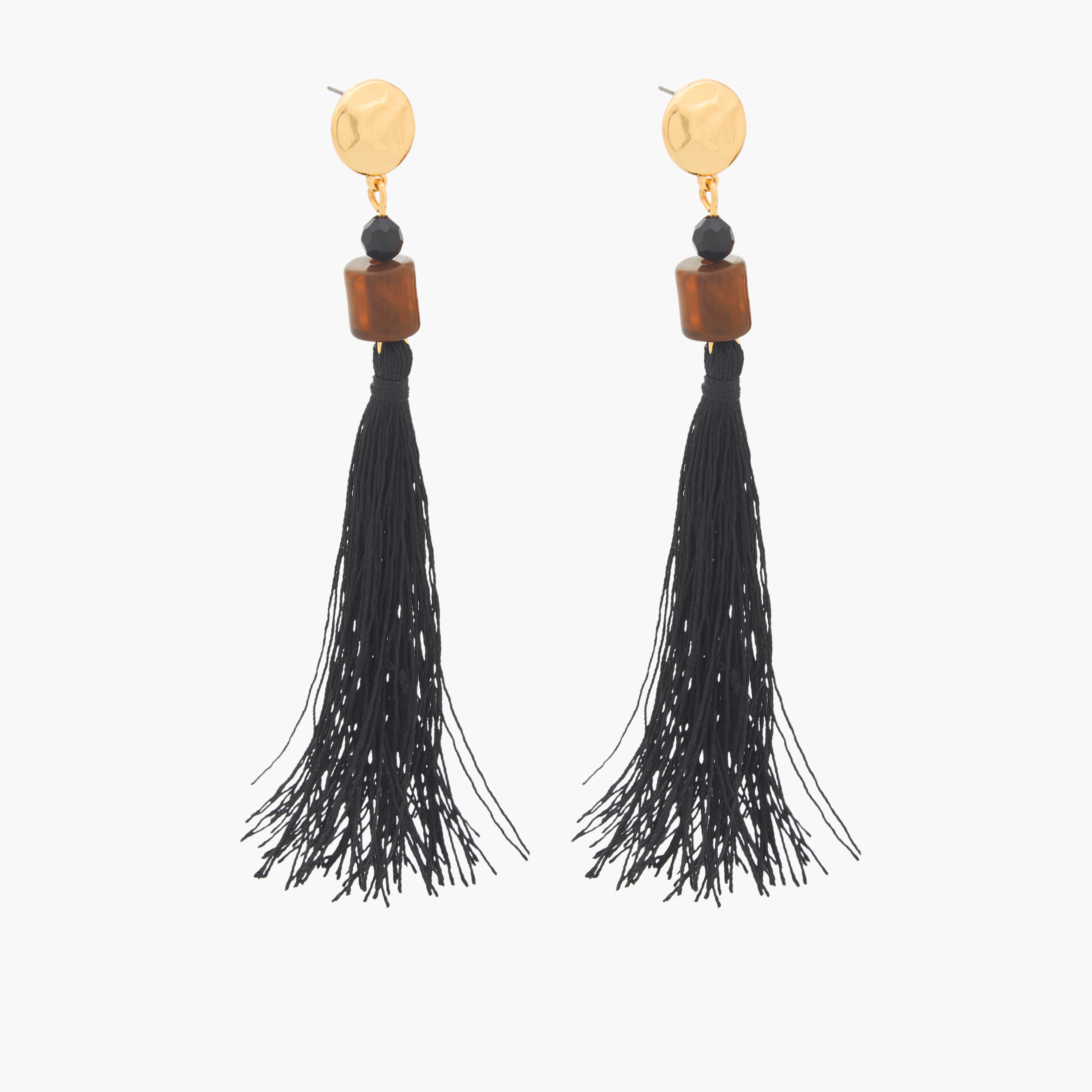 Splash Accessories Tassel Drop Earrings with Pushback Closure-women-watchesandjewellery-jewellery-earrings-image-6
