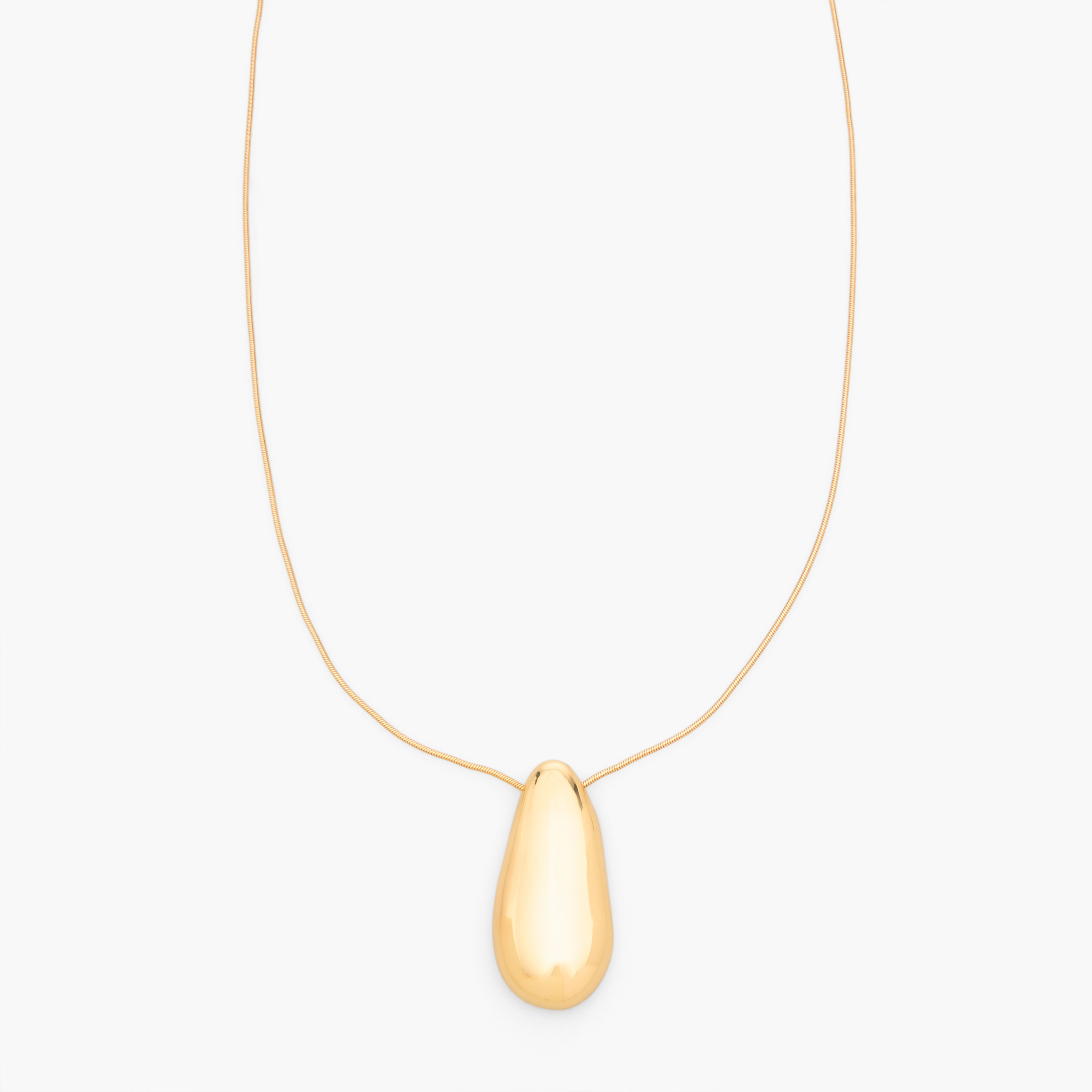 عقد معدن بدلاية دمعة-women-watchesandjewellery-jewellery-necklacesandpendants-image-1